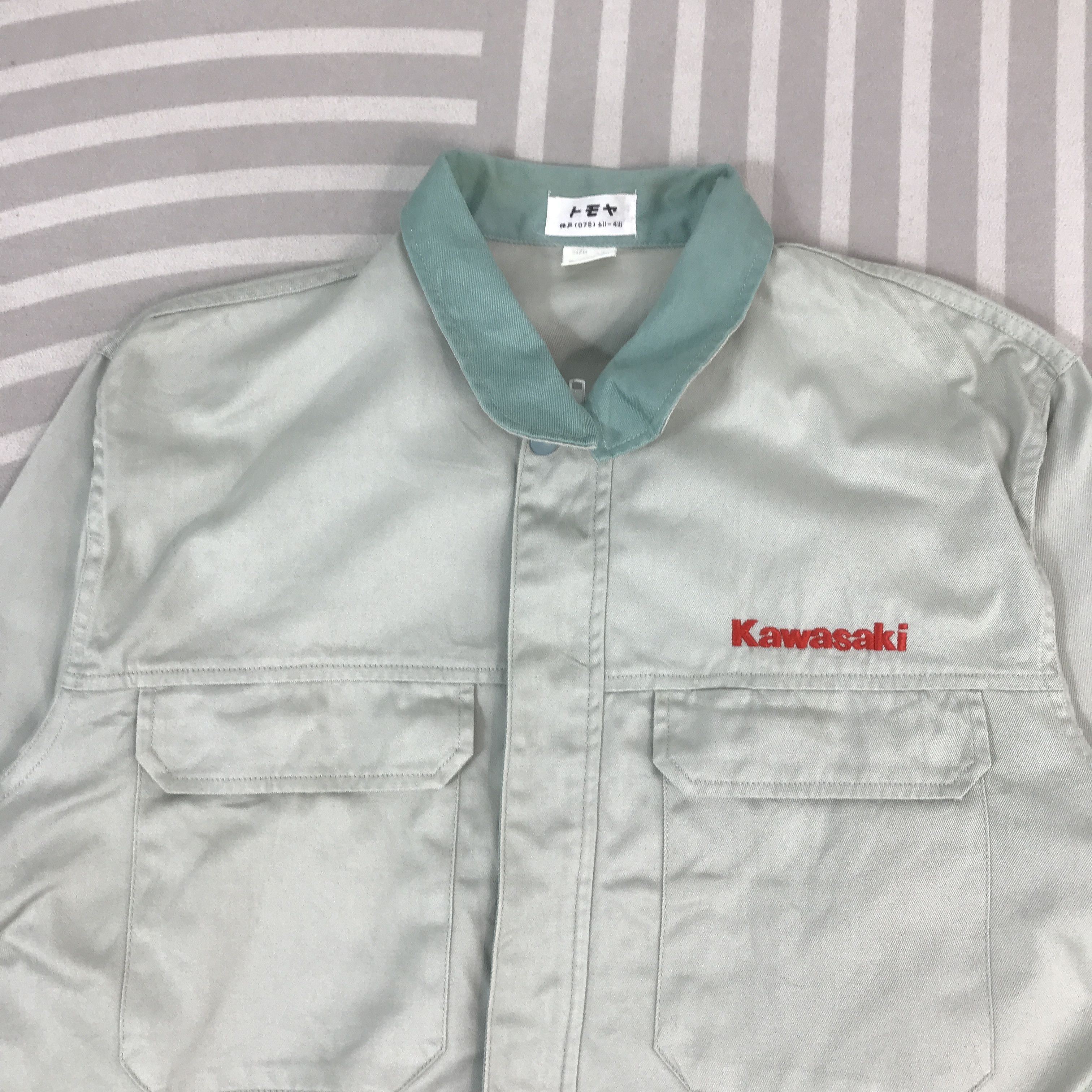 Japanese Brand KAWASAKI MOTOR SPORT UNIFORM JAPAN JACKET K67B9 Size US L / EU 52-54 / 3 - 2 Thumbnail