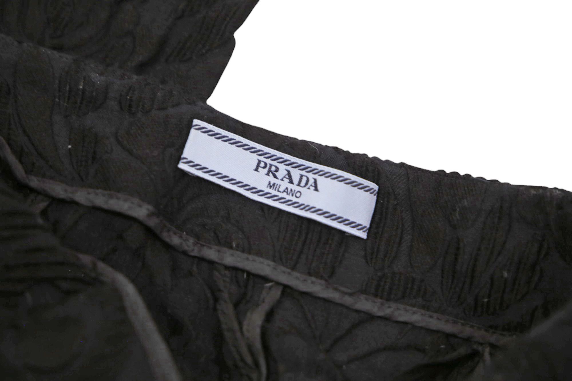 Prada S/S 2015 Distressed Floral Black Jeans Size 28" / US 6 / IT 42 - 10 Thumbnail