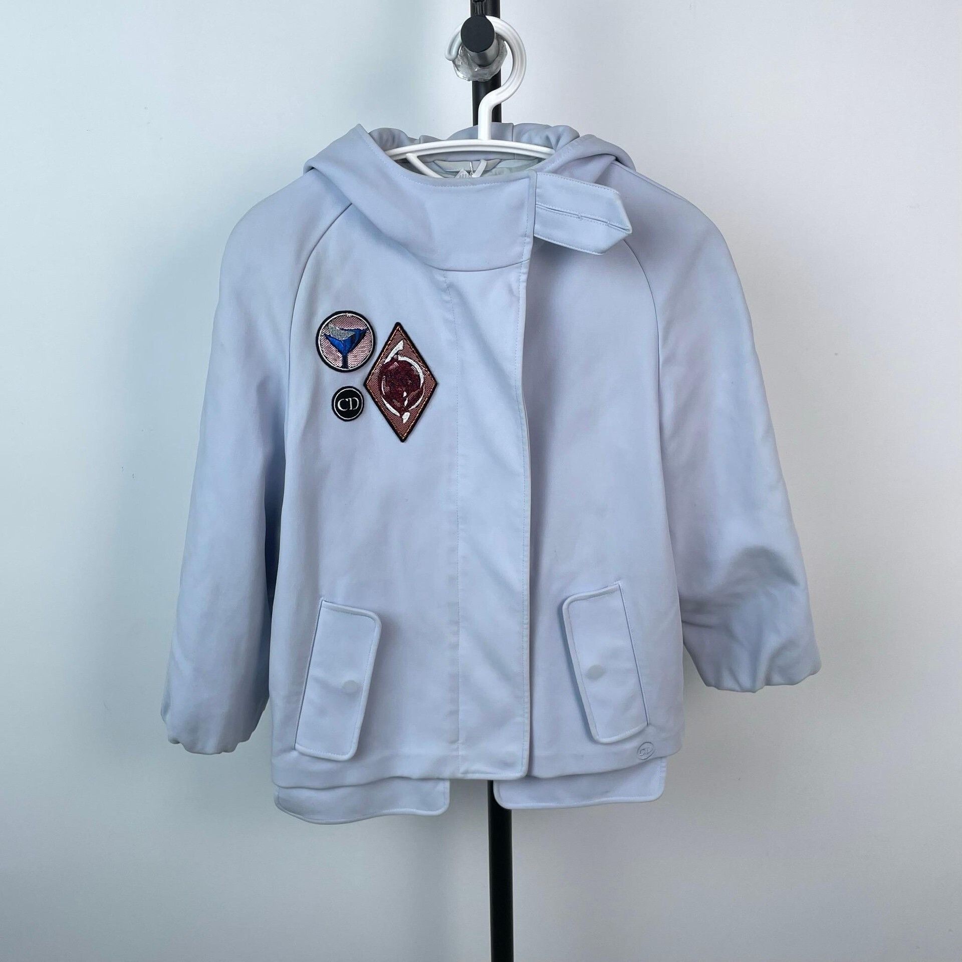 Dior Dior Medal Logo Hooded Jacket Size XXS / US 00 / IT 34 - 1 Thumbnail
