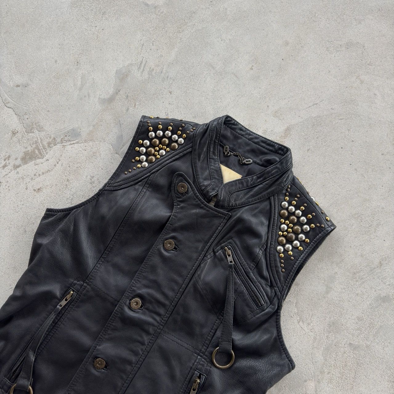 Diesel Vintage Diesel Leather Biker Vest Pants Set Archive Punk Size US M / EU 48-50 / 2 - 4 Thumbnail