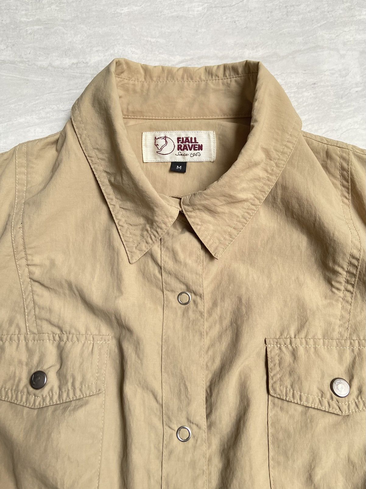 Fjallraven × Japanese Brand × Vintage FJALL RAVEN Brown Shirt Size US S / EU 44-46 / 1 - 9 Thumbnail