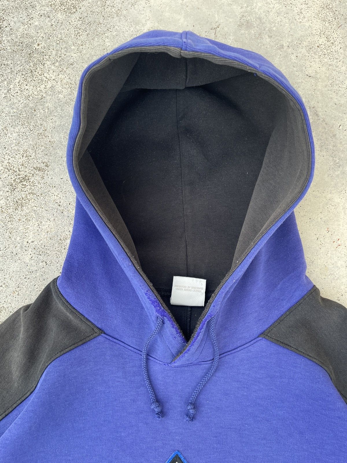 Vintage 90s Adidas Big Logo Three Stripes Hoodie