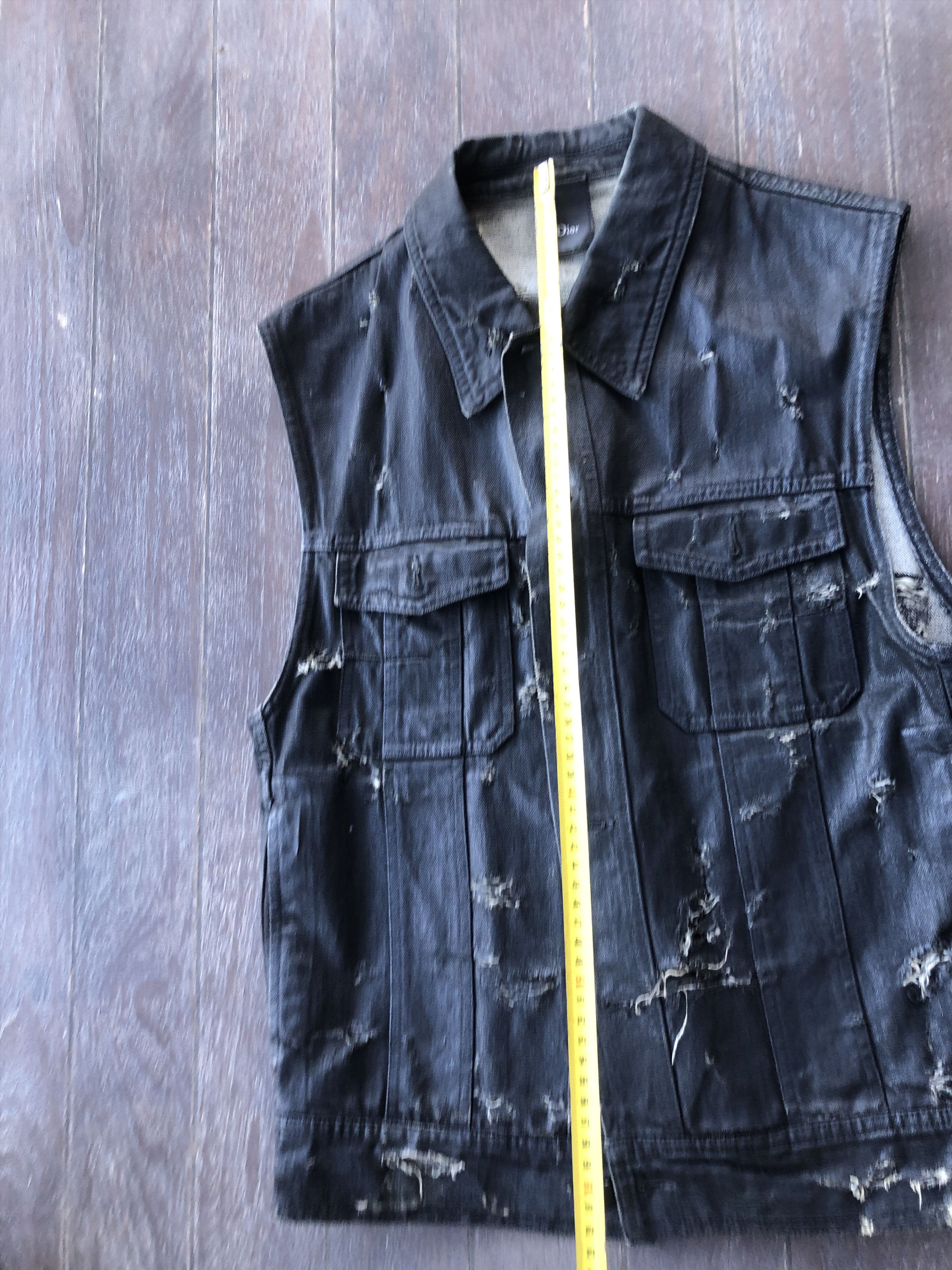 Dior Dior Homme Destroy Vest Size US M / EU 48-50 / 2 - 15 Thumbnail