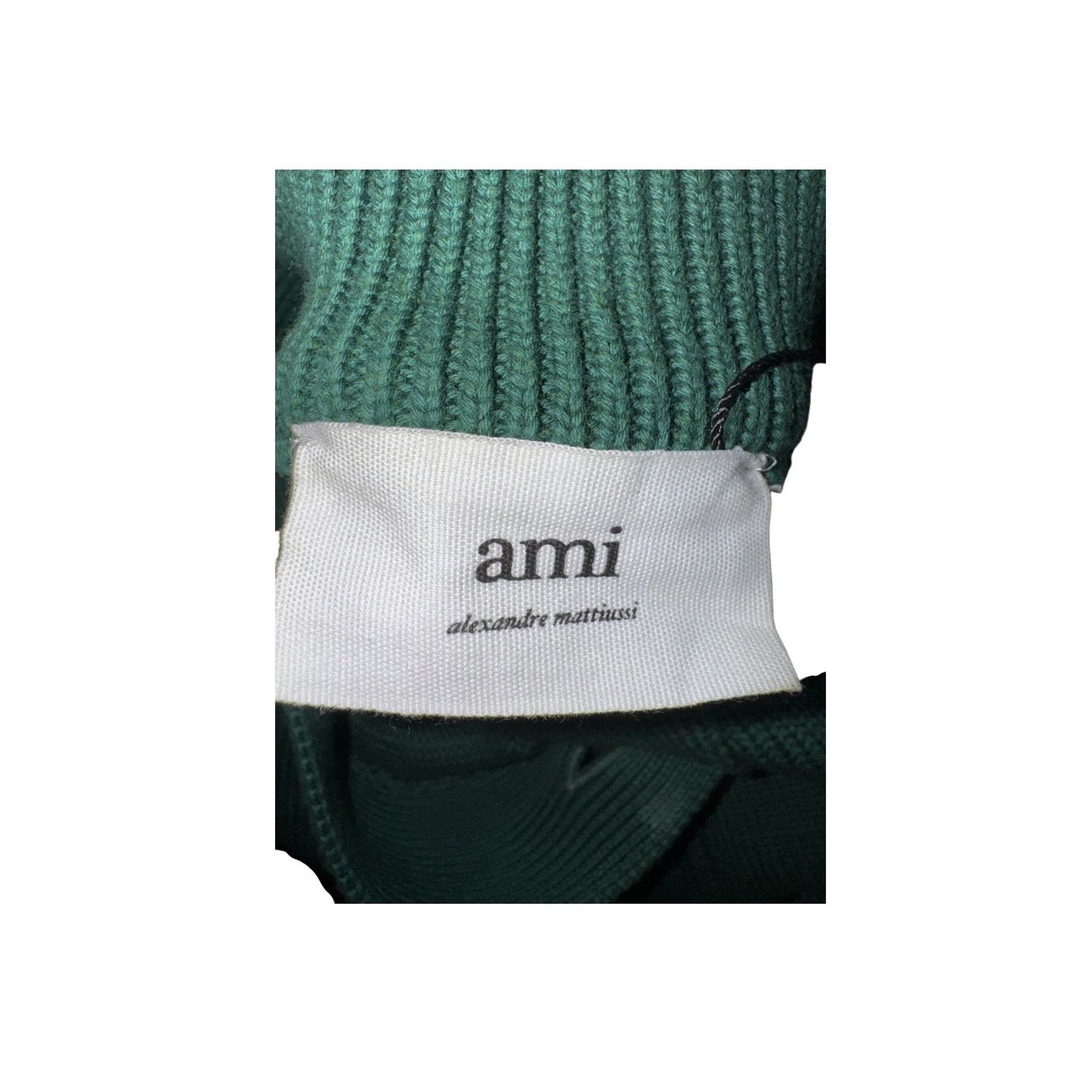 AMI Ami Button Up Green & Red Cardigan Sweater Size US S / EU 44-46 / 1 - 3 Thumbnail