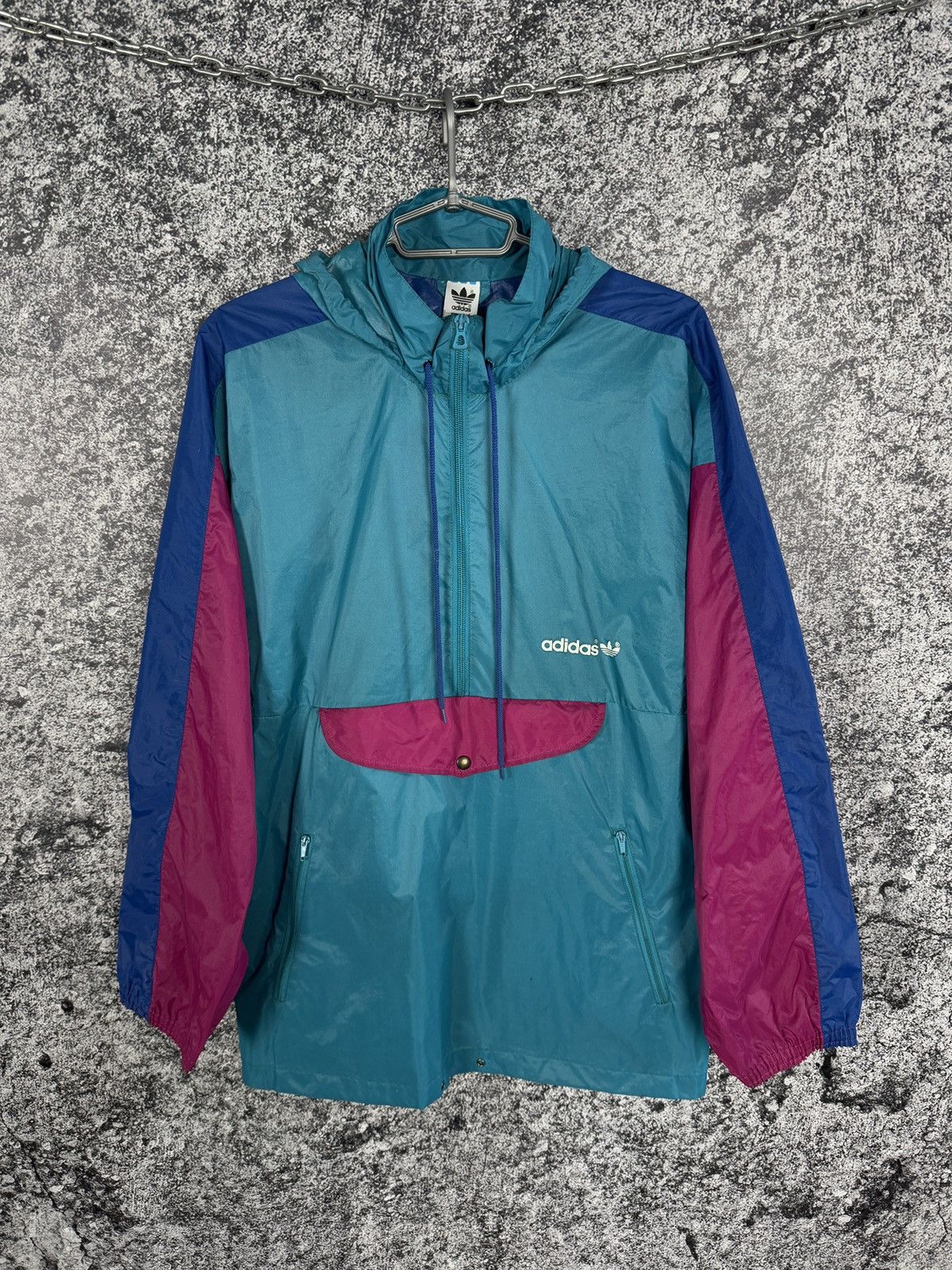 Adidas Adidas Vintage 90s Nylon Jacket Windbreaker Retro Size M Size US M / EU 48-50 / 2 - 1 Thumbnail
