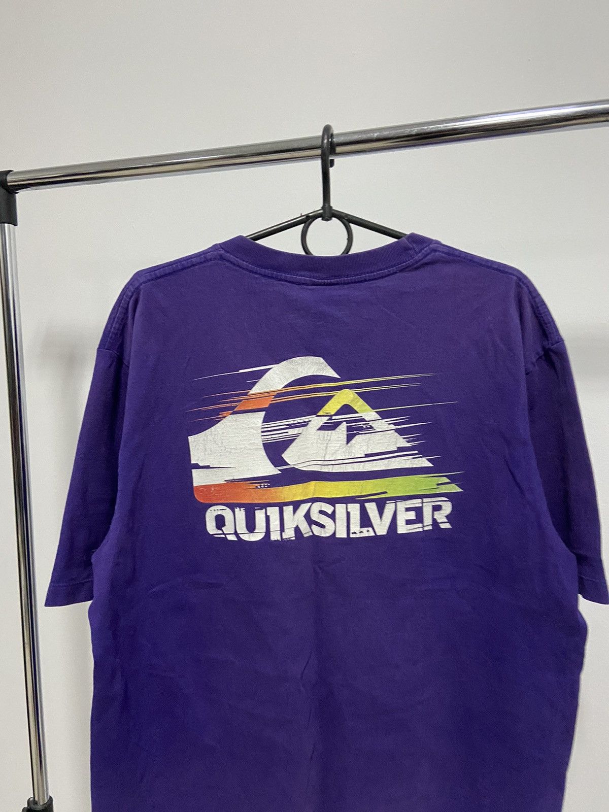 Quiksilver × Vintage Quiksilver big logo t shirt vintage skate Size US XL / EU 56 / 4 - 4 Thumbnail