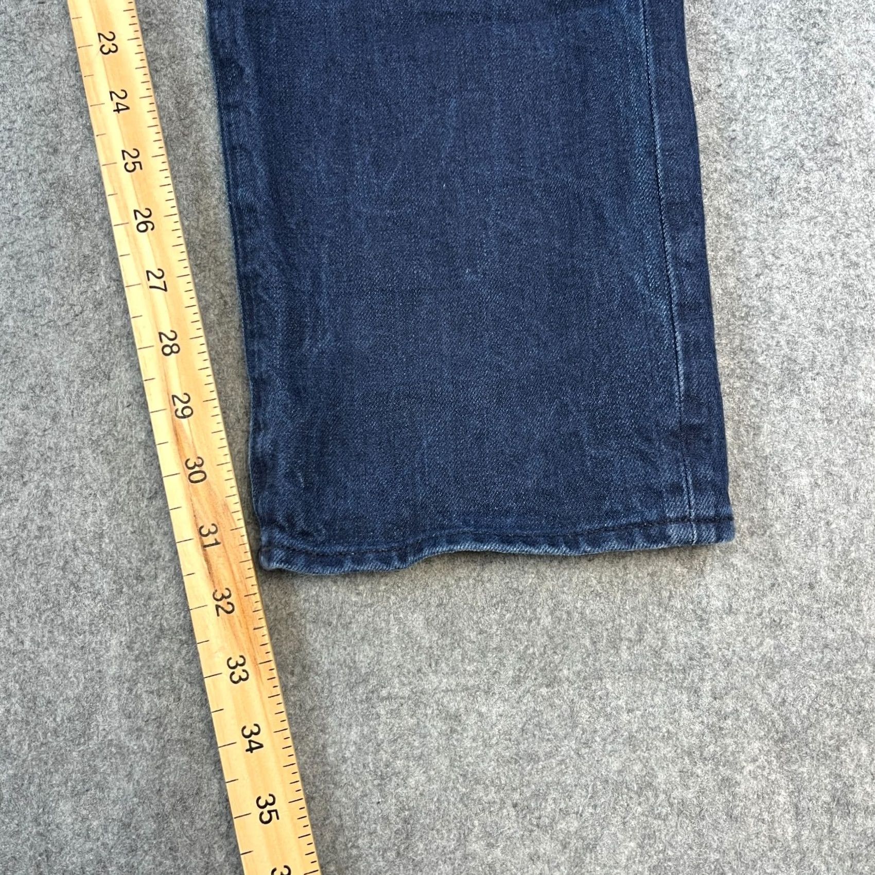 G-Star G-Star Mens Jeans Regular Straight 34 Dark Wash Blue 100% Cotton Button Fly Size US 34 / EU 50 - 4 Thumbnail