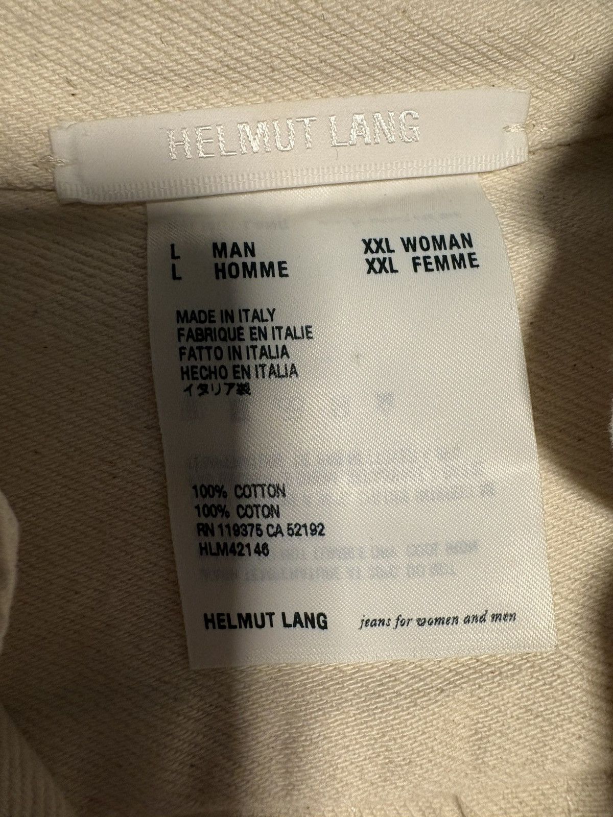 Helmut Lang Helmut Lang HL Masc Button Up Shirt Size US L / EU 52-54 / 3 - 5 Thumbnail