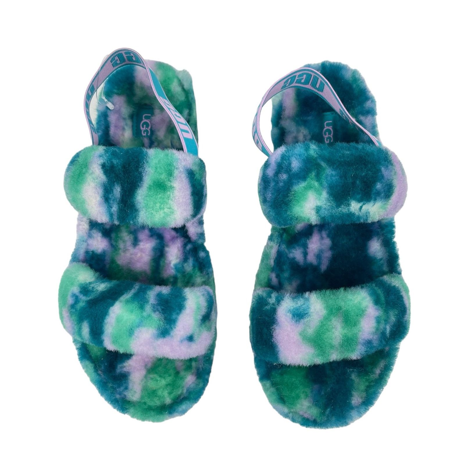 Ugg UGG Australia Oh Yeah Marble Sldie Sandals Turquoise Size 10 Size US 10 / IT 40 - 4 Thumbnail