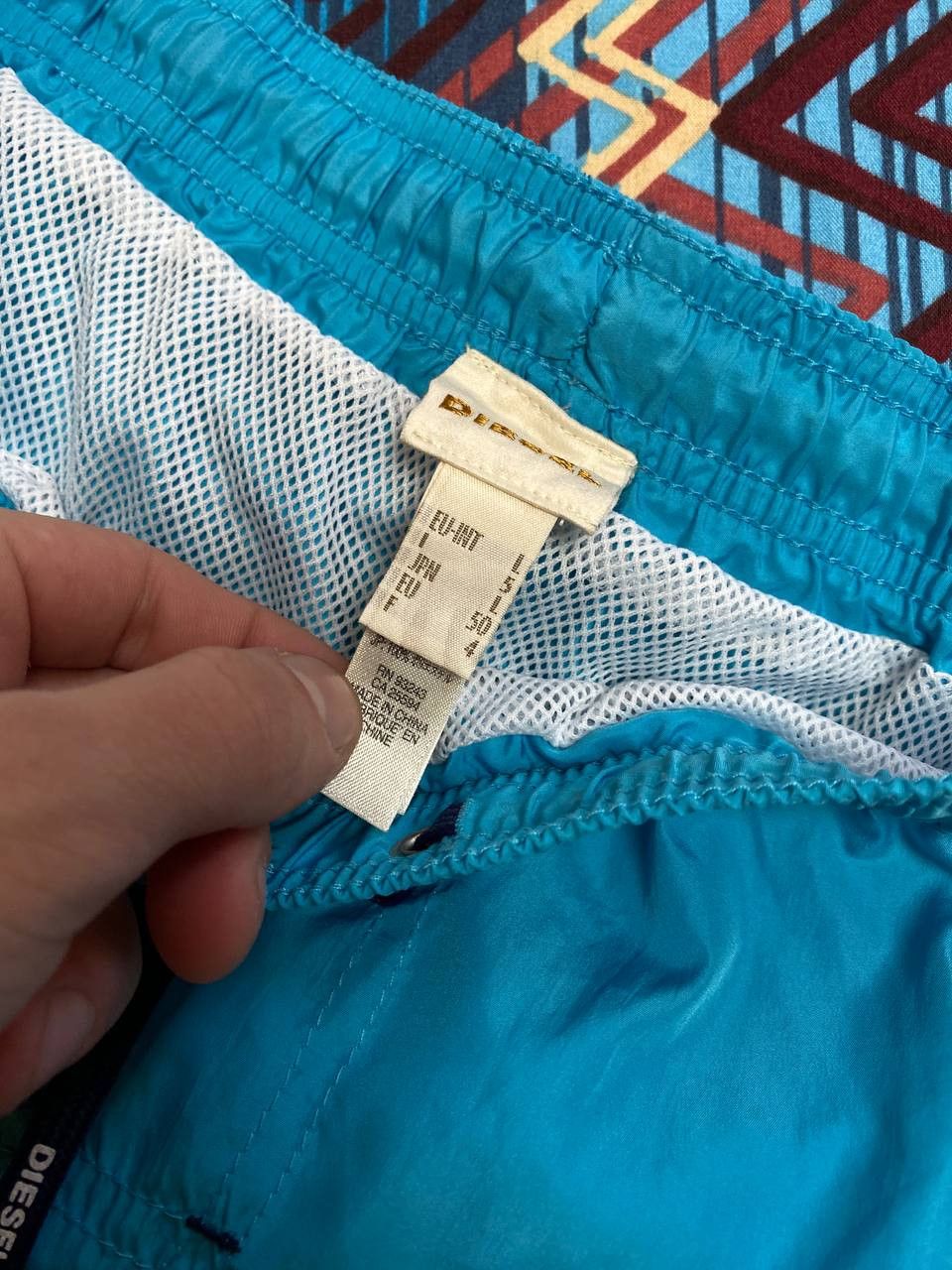 Diesel × Vintage Vintage Diesel Nylon shorts Swim Big Logo Oldmoney Size US 34 / EU 50 - 2 Thumbnail