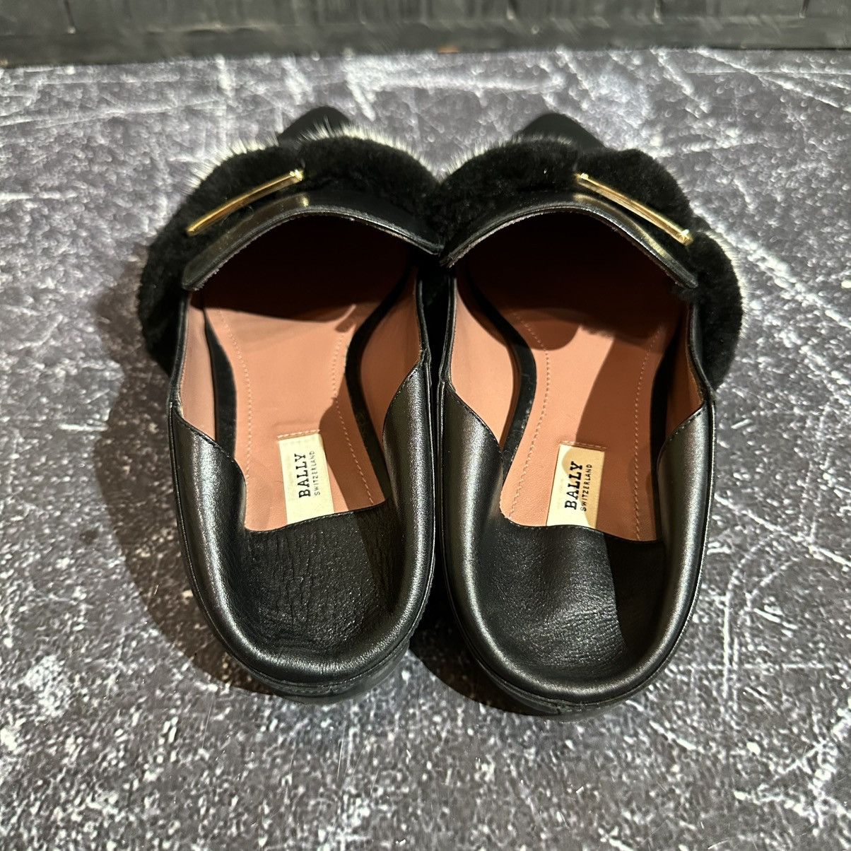 Bally BALLY HAMELIA - Women’s Leather/Fur Flats Mules 38.5 size Size US 8.5 / IT 38.5 - 15 Thumbnail