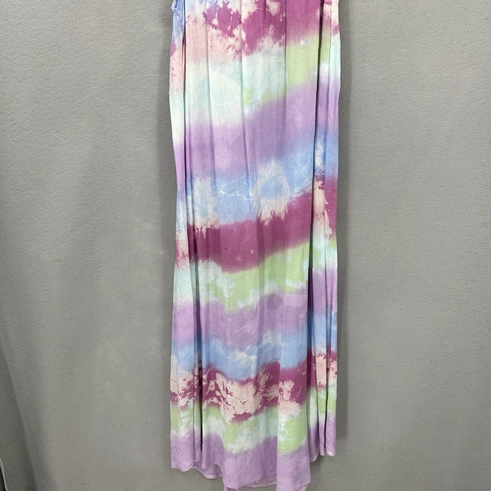 Vintage Tiare Hawaii Dress Womens S/M Tie Dye Beaded Boho Beach Cover up Summer Purple Size M / US 6-8 / IT 42-44 - 6 Thumbnail