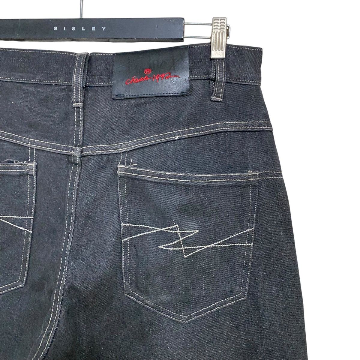 Fubu Vintage Fubu Denim Engineered Baggy Jeans Black Size US 33 - 13 Thumbnail