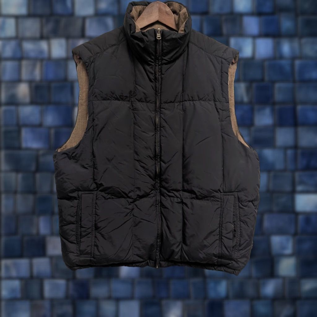 Eddie Bauer Eddie Bauer Vest Puffer Men L Reversible Goose Down Multicolor Black Brown Zip High Neck WinterWear Men Size US L / EU 52-54 / 3 - 1 Thumbnail