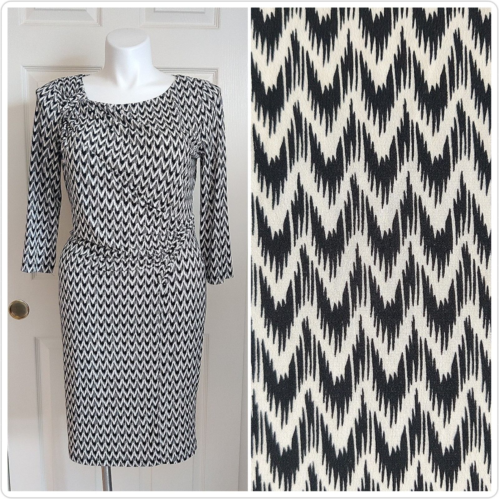 Calvin Klein Calvin Klein cinch stretch 3/4 sleeve dress sz 12 Size XL / US 12-14 / IT 48-50 - 1 Thumbnail