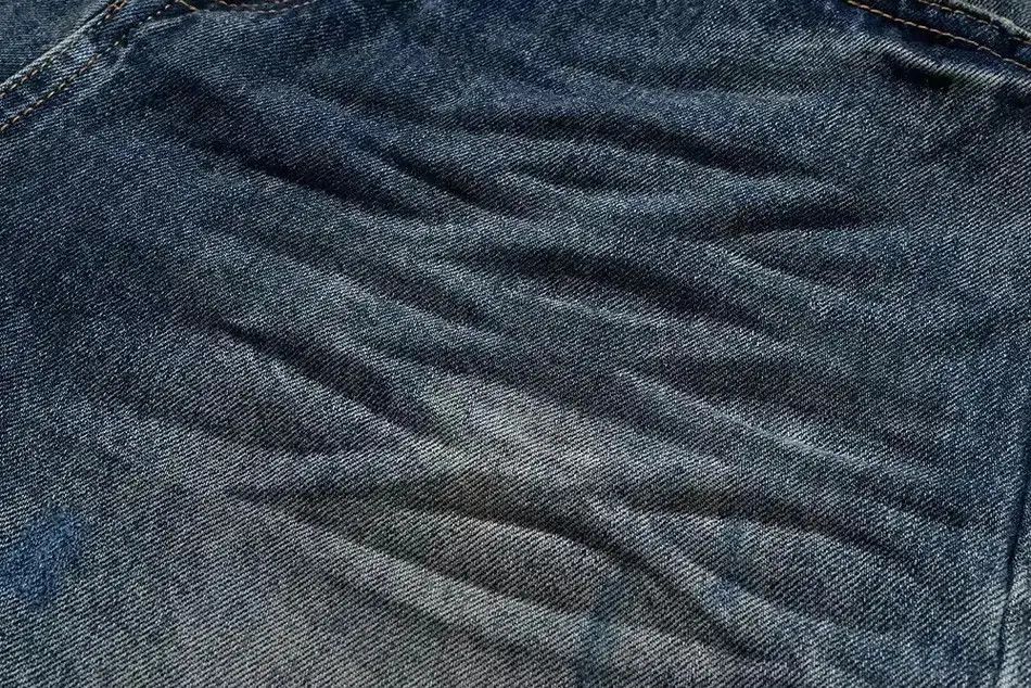 Japanese Brand Distressed Washed Dirty Baggy Straight Loose Jeans Size US 32 / EU 48 - 6 Thumbnail