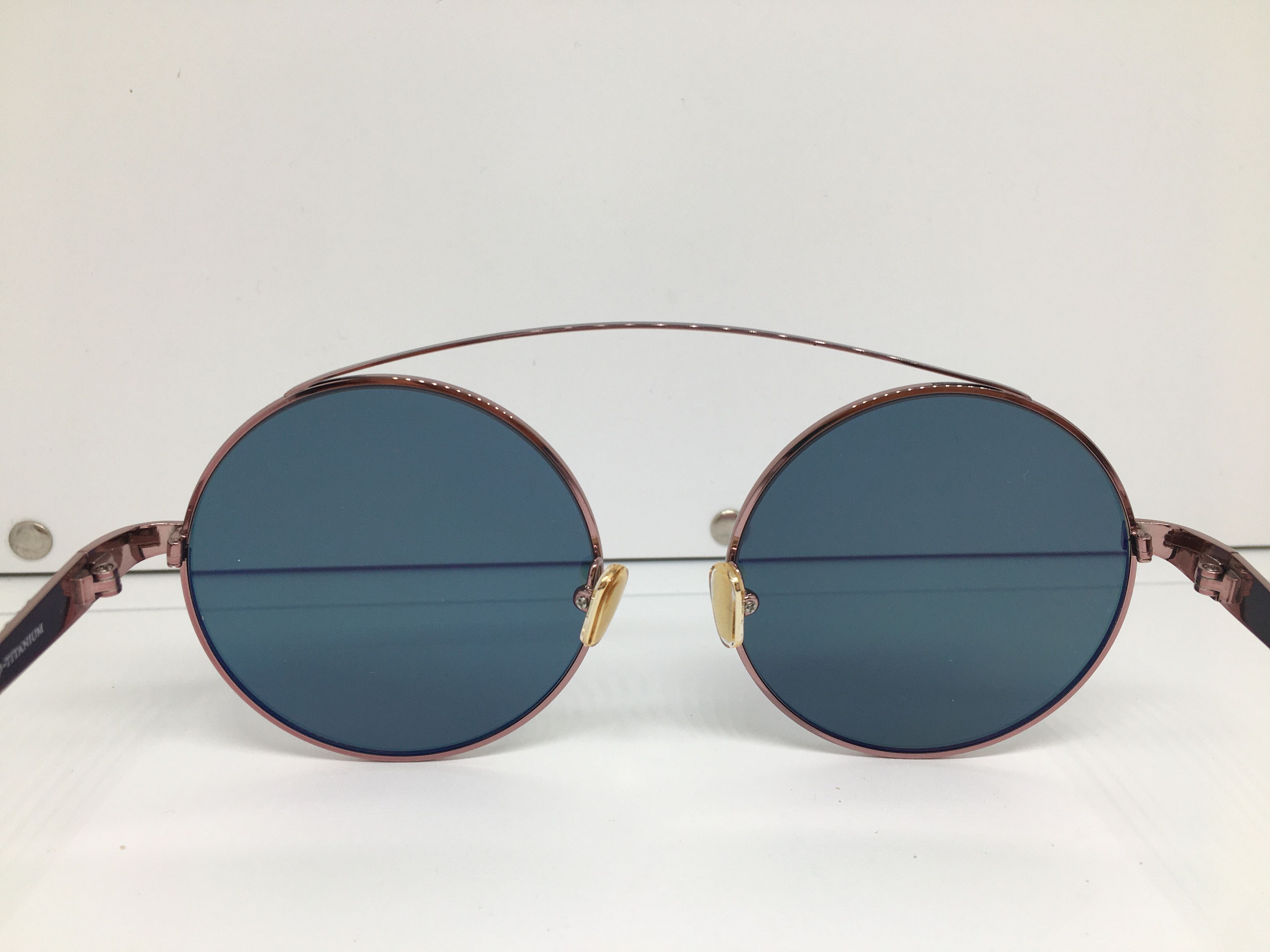 Linda Farrow Linda Farrow Titanium Round Sunglasses Frame Size ONE SIZE - 6 Thumbnail