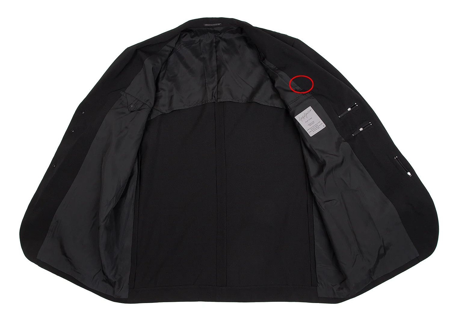Yohji Yamamoto Yohji Yamamoto Wool Gabardine Jacket Black 2 Size US M / EU 48-50 / 2 - 11 Thumbnail
