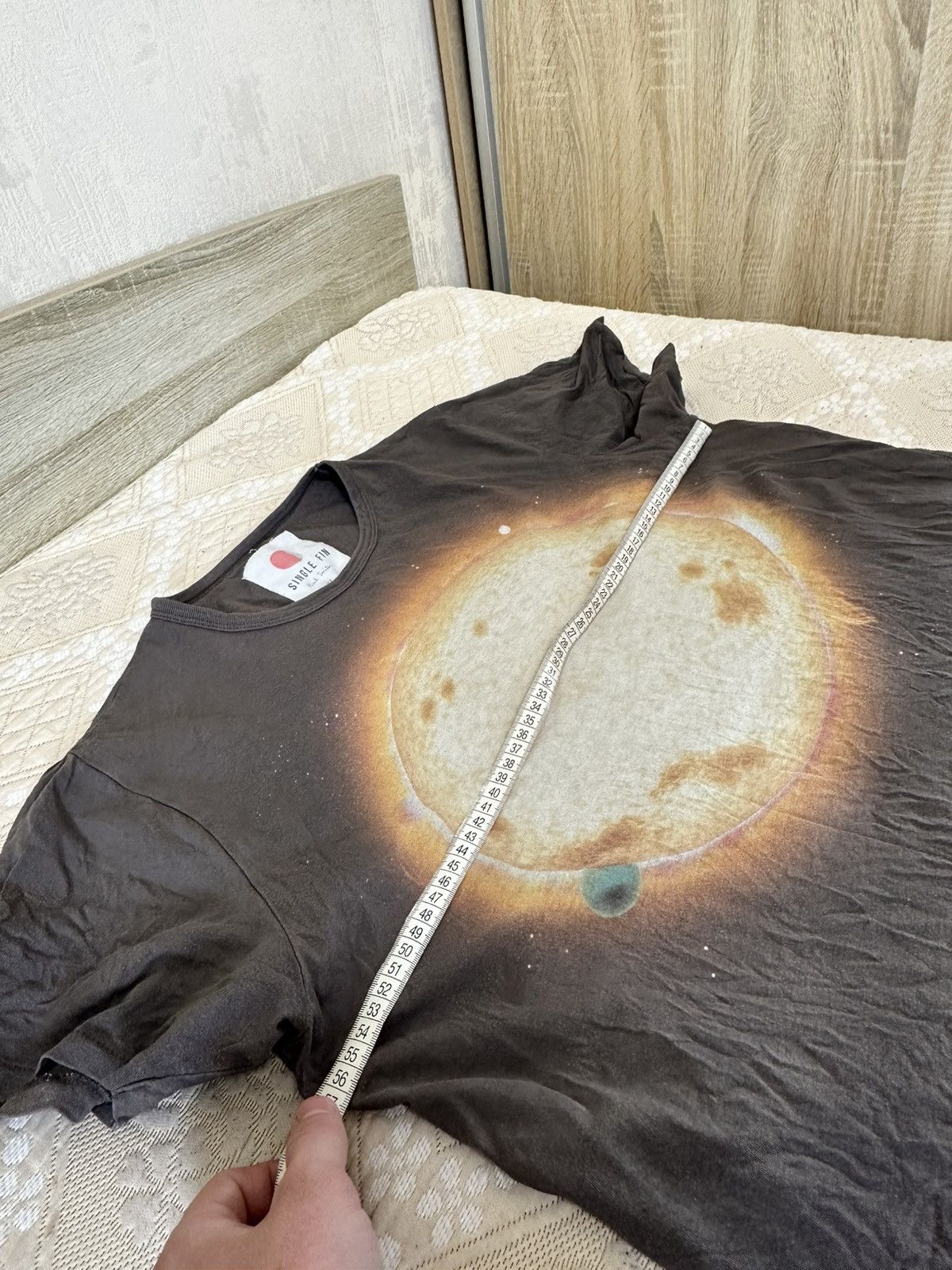Paul Smith 🔥 Paul Smith Single Fin Japan Sun Space Art Y2K T Shirt Rare Size US XL / EU 56 / 4 - 8 Thumbnail