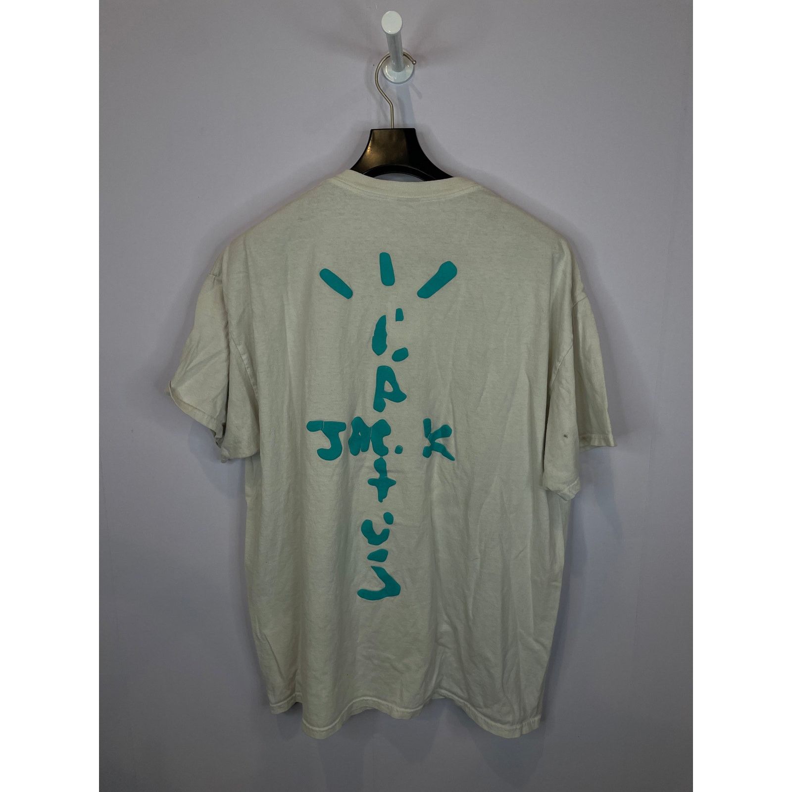 Other Cactus Jack Tee White Rainbow Multi Used Large Size US L / EU 52-54 / 3 - 3 Thumbnail