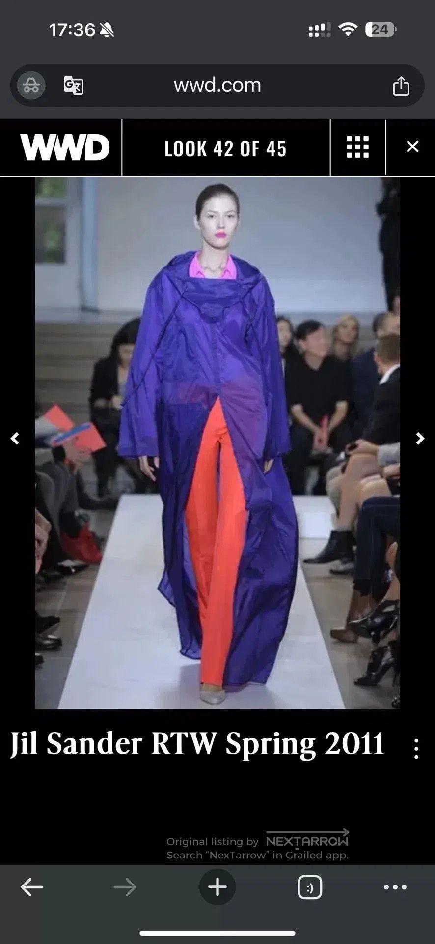 Jil Sander Jil Sander Coral Short Coat 2011 Collection. Size XXS / US 00 / IT 34 - 7 Thumbnail