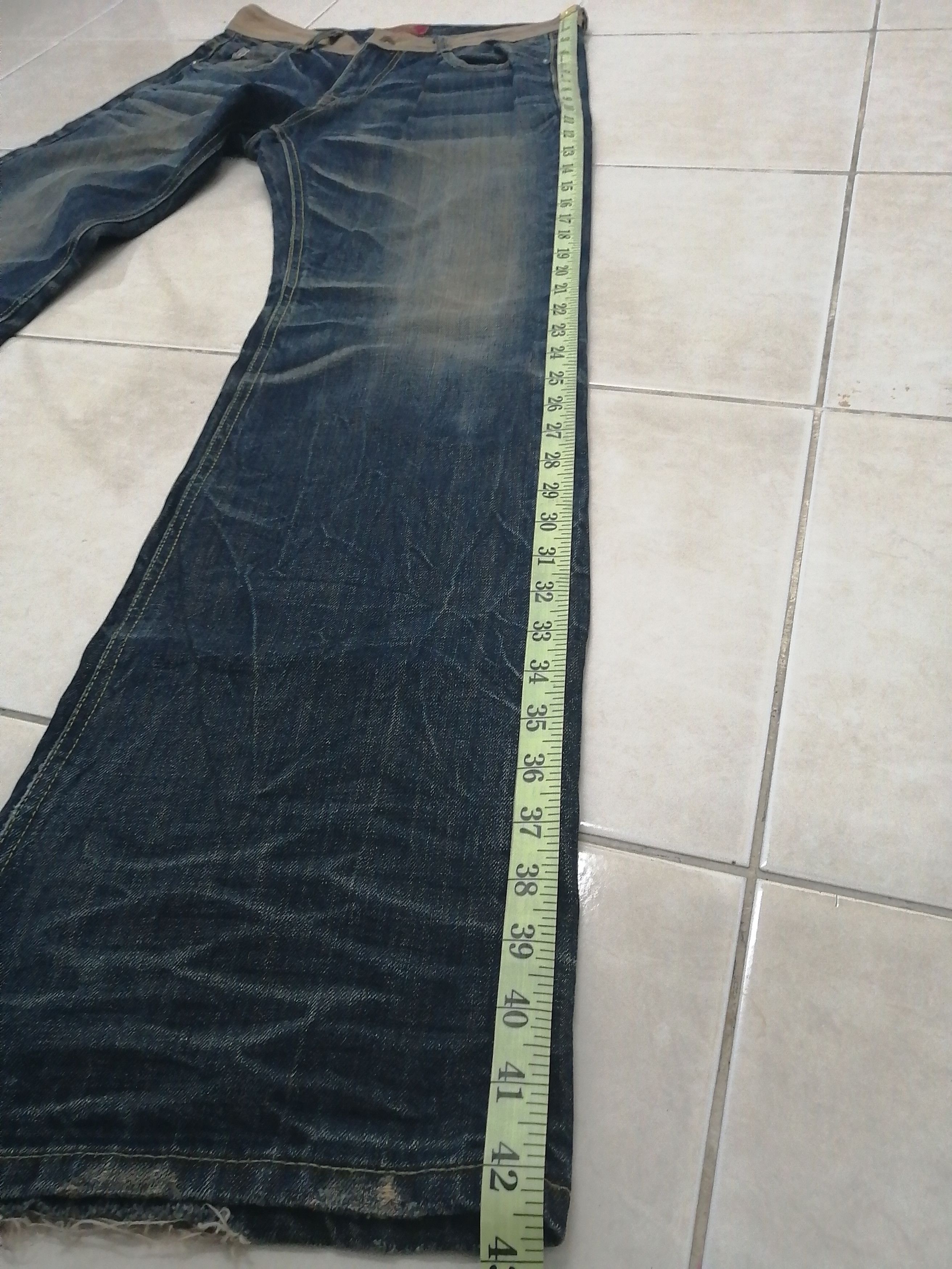 Indian Motorcycle Indian Motercycles distress jean Size US 31 - 14 Thumbnail