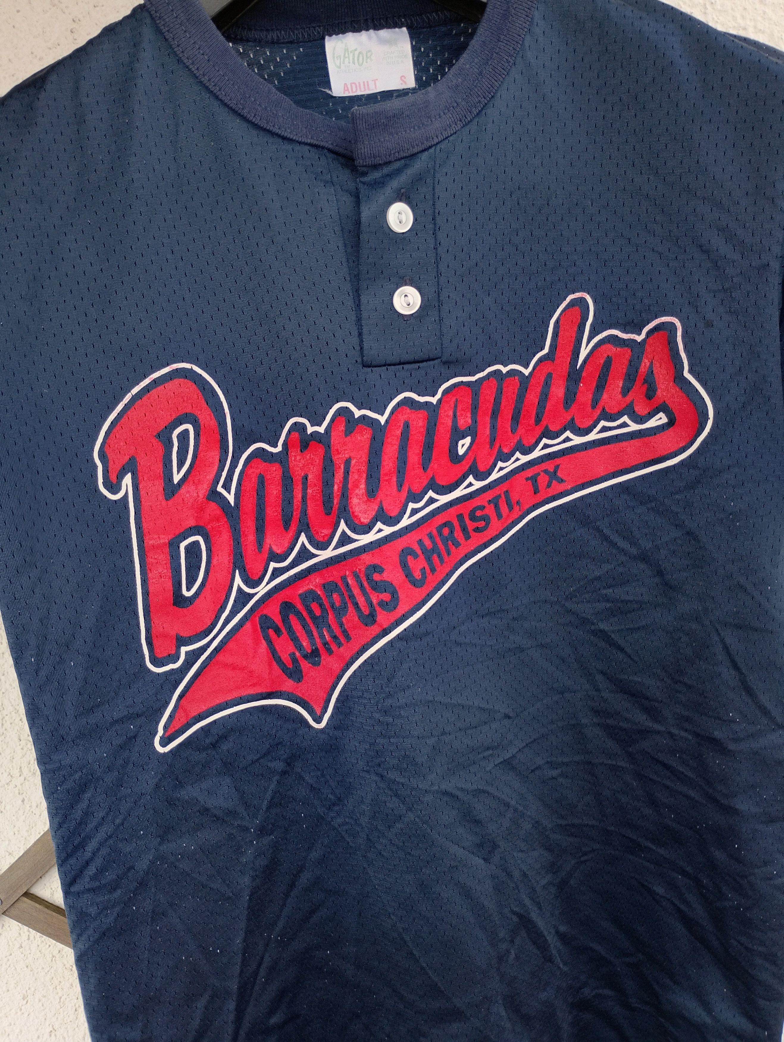 Vintage Corpus Christi Barracudas TX Vintage Gator jersey #3 sz S Size US S / EU 44-46 / 1 - 4 Thumbnail