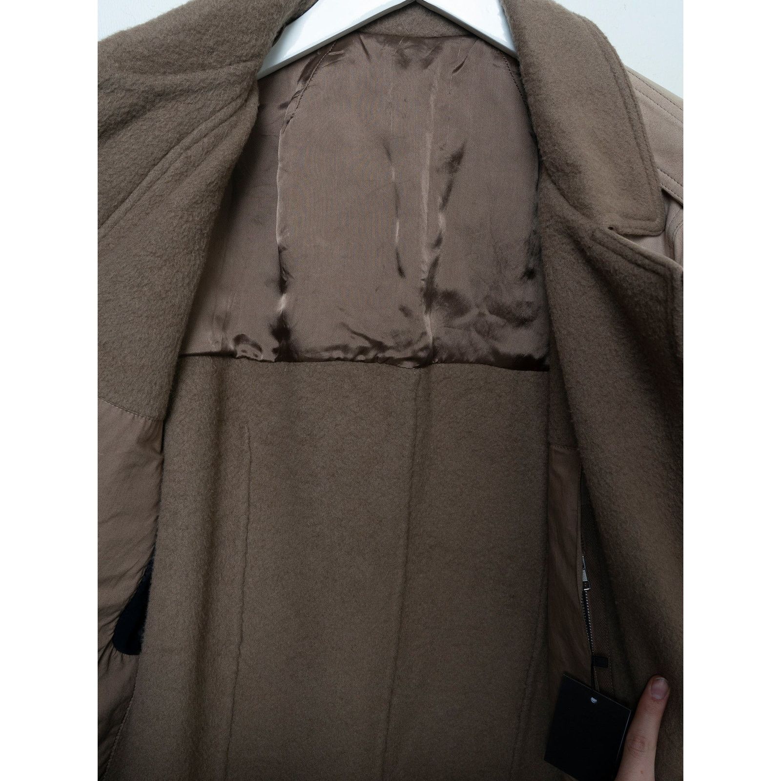Rick Owens ‘Sphinx’ Lamb & Cashmere Stooges Jacket Size US XL / EU 56 / 4 - 2 Thumbnail