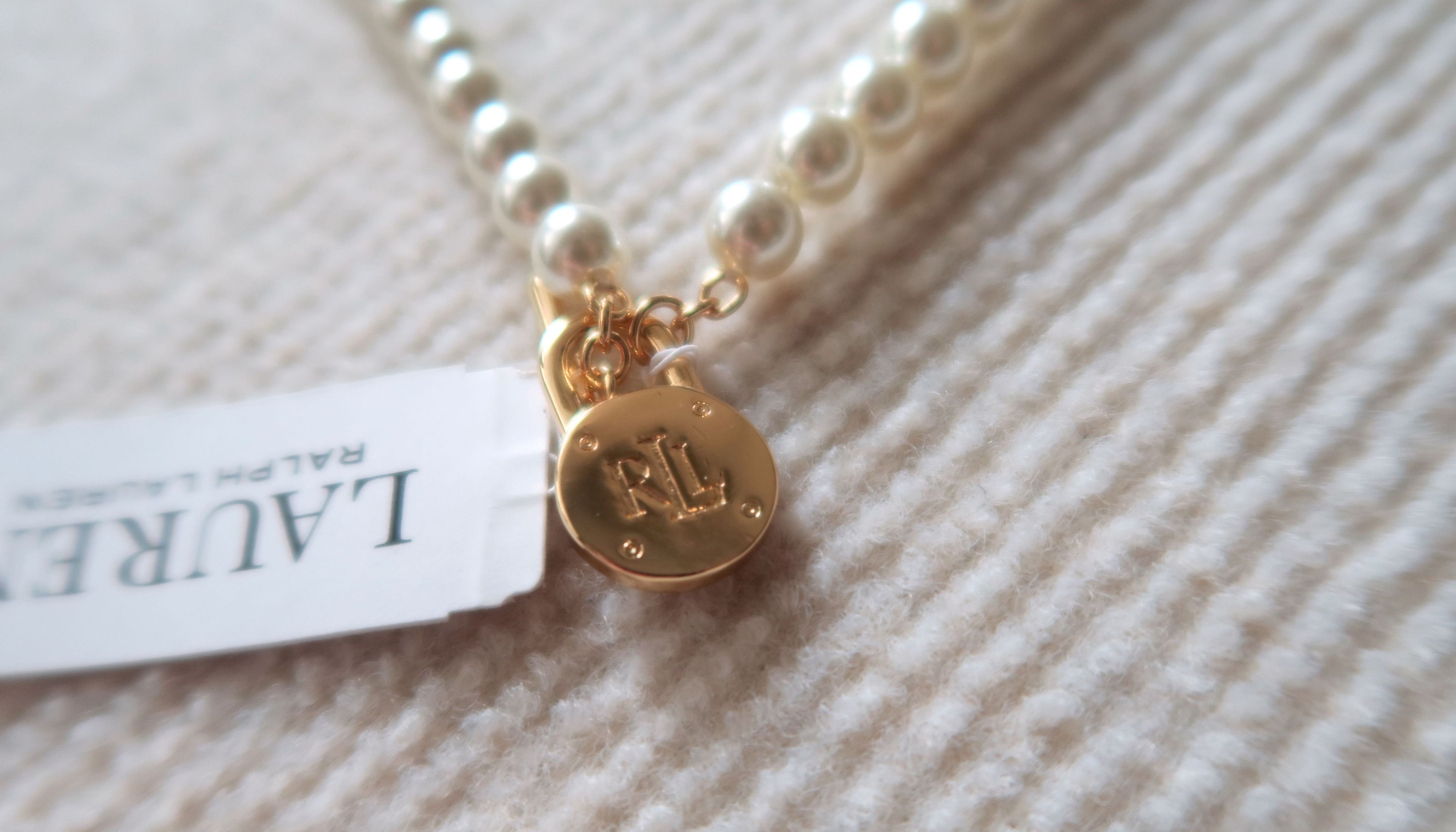 Ralph Lauren Ralph Lauren Classic Pearl Lock Charm Necklace Size ONE SIZE - 2 Thumbnail