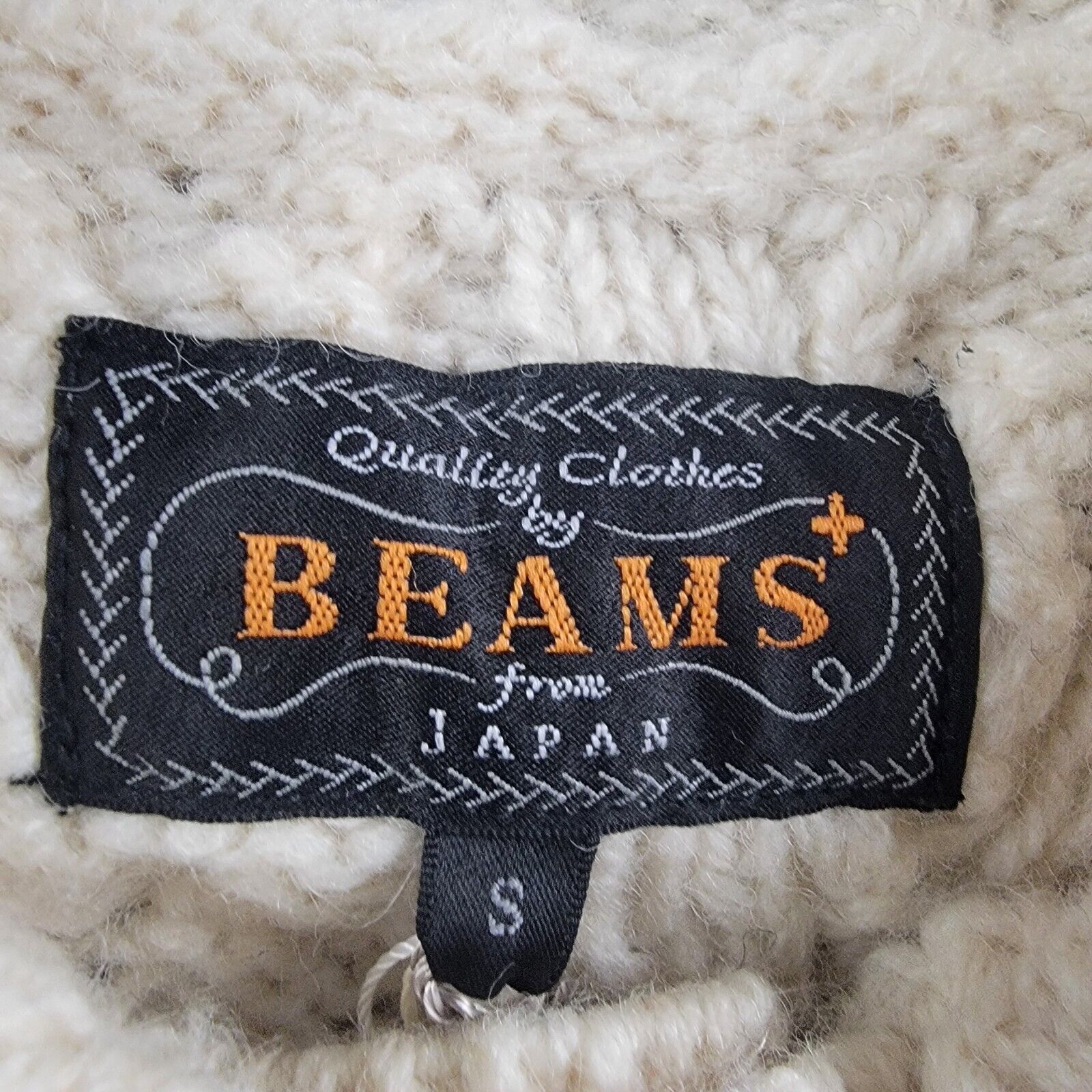 Beams Plus Beams Plus Alan Patchwork Wool Cardigan Aran Knit NWT Size US S / EU 44-46 / 1 - 6 Thumbnail