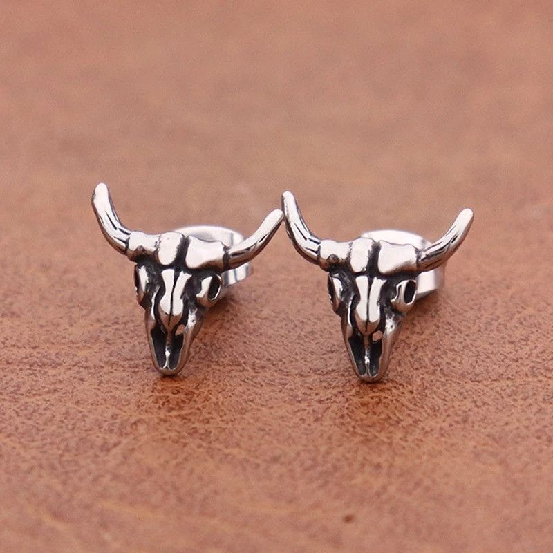 Jewelry Vintage Goat Head Earrings Size ONE SIZE - 7 Thumbnail