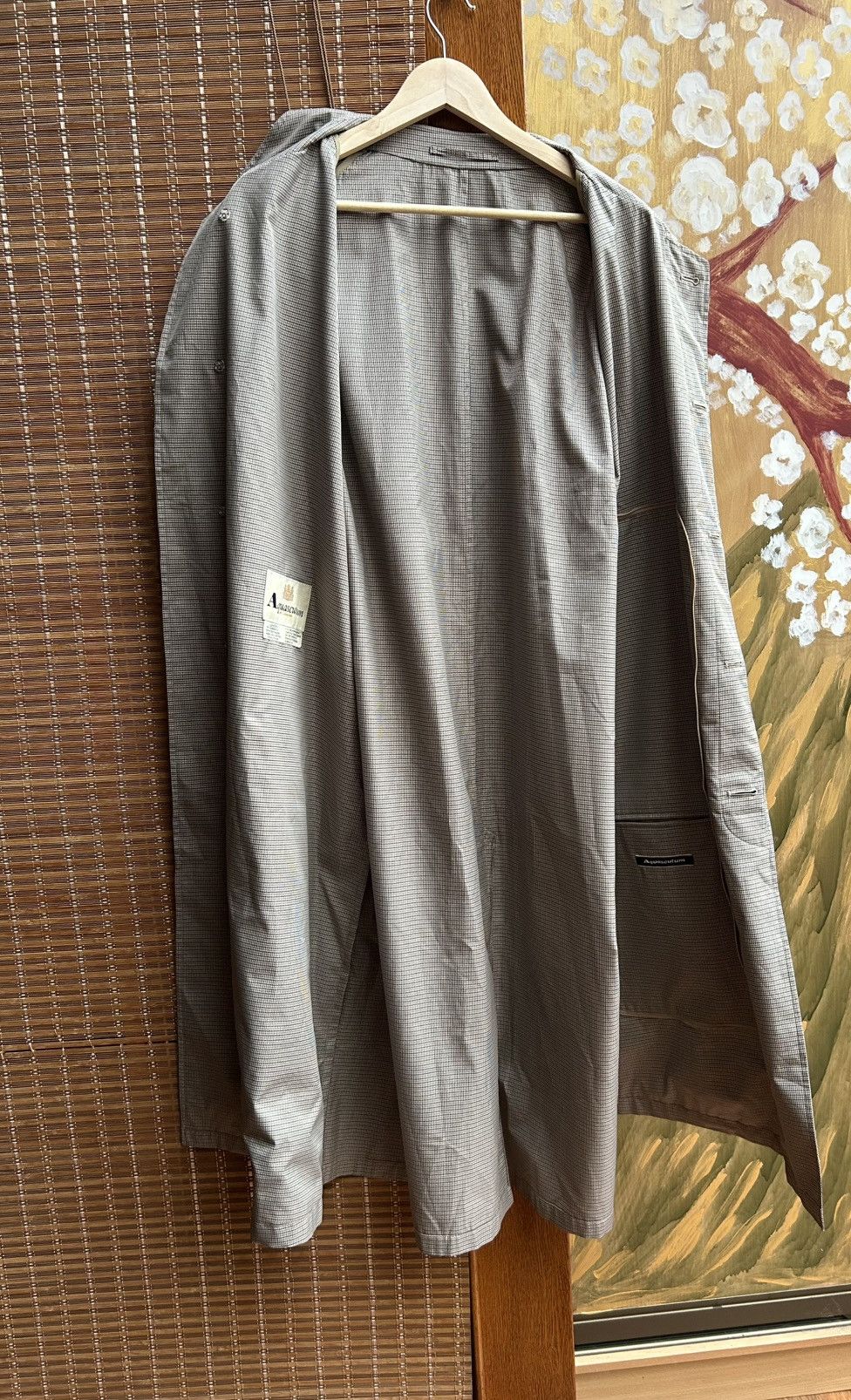Aquascutum Aquascutum Houndstooth Check Packable Nylon Coat Size 44 Size US XL / EU 56 / 4 - 5 Thumbnail
