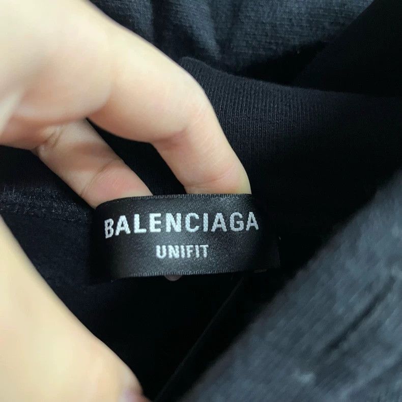 Balenciaga Balenciaga Black monogrammed sweatshirt Size US XS / EU 42 / 0 - 3 Thumbnail