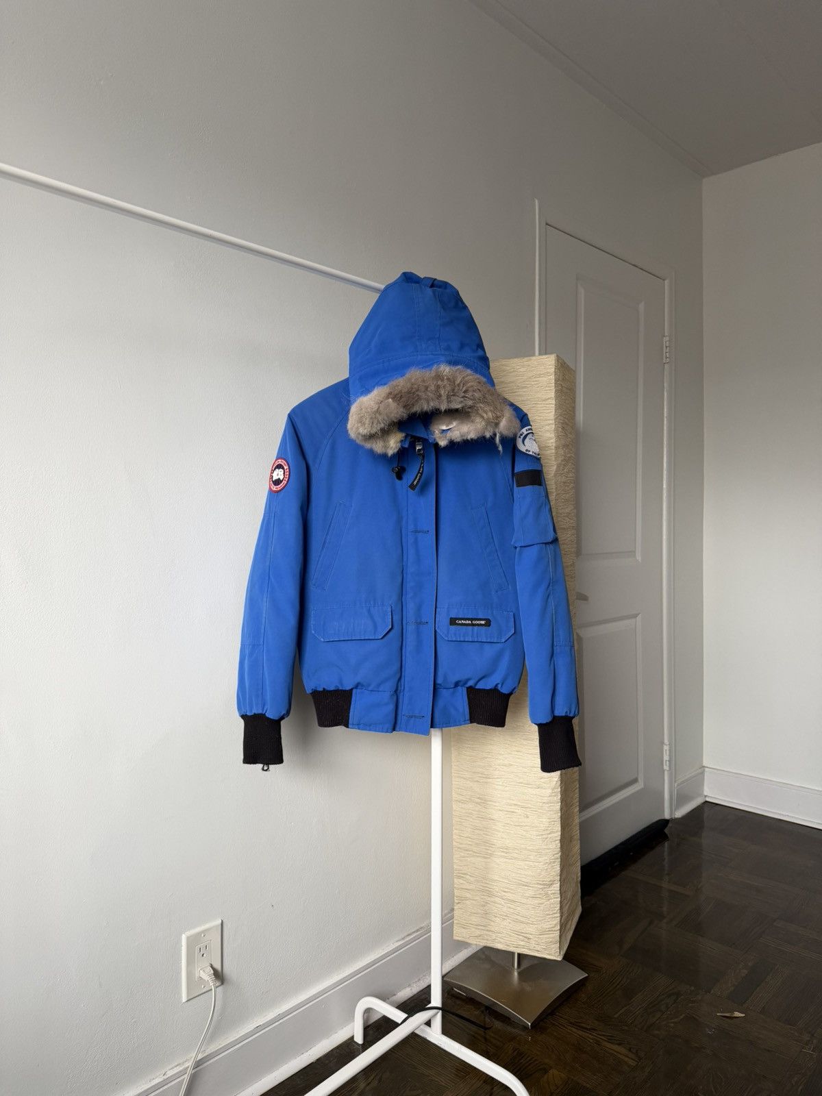 Canada Goose Canada Goose Chilliwack Bomber PBI Jacket Fur Blue Authentic Size S / US 4 / IT 40 - 1 Thumbnail