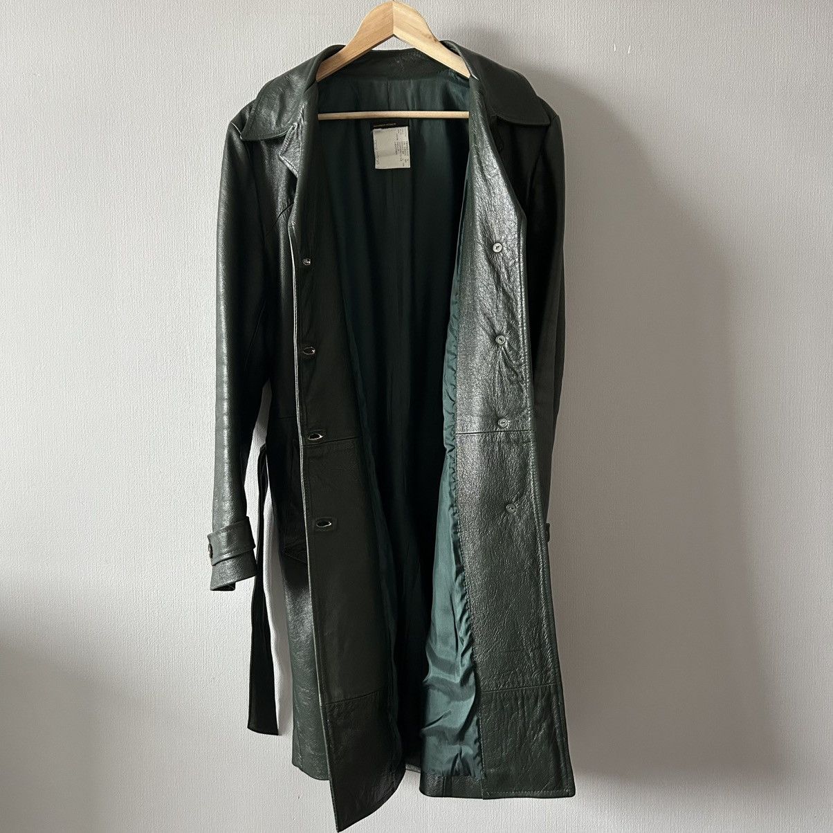 Alexander McQueen Alexander McQueen AW1997 Jungle Runway Leather Coat Maxim Size US M / EU 48-50 / 2 - 14 Thumbnail