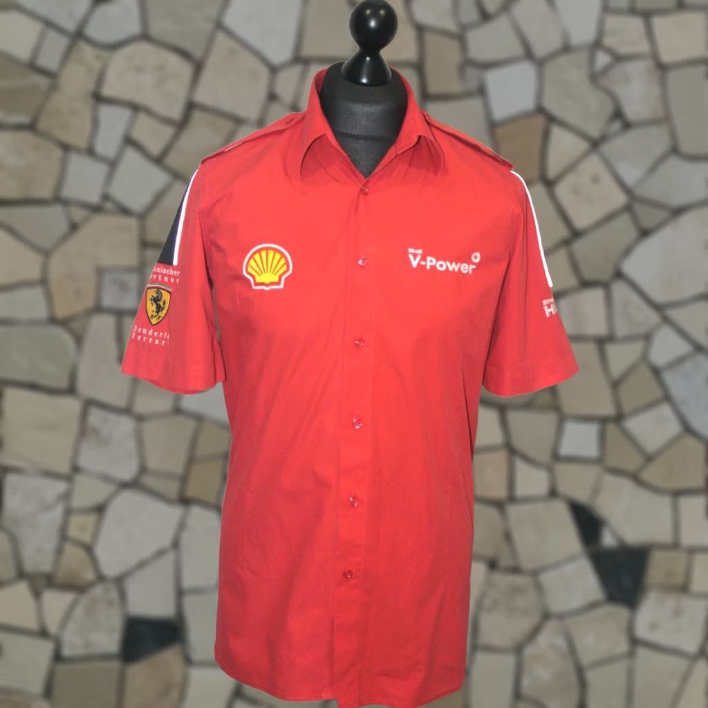 Ferrari Scuderia Ferrari Formula 1 racing mens shirt Size S Red Button-Up Collared Size US S / EU 44-46 / 1 - 1 Thumbnail