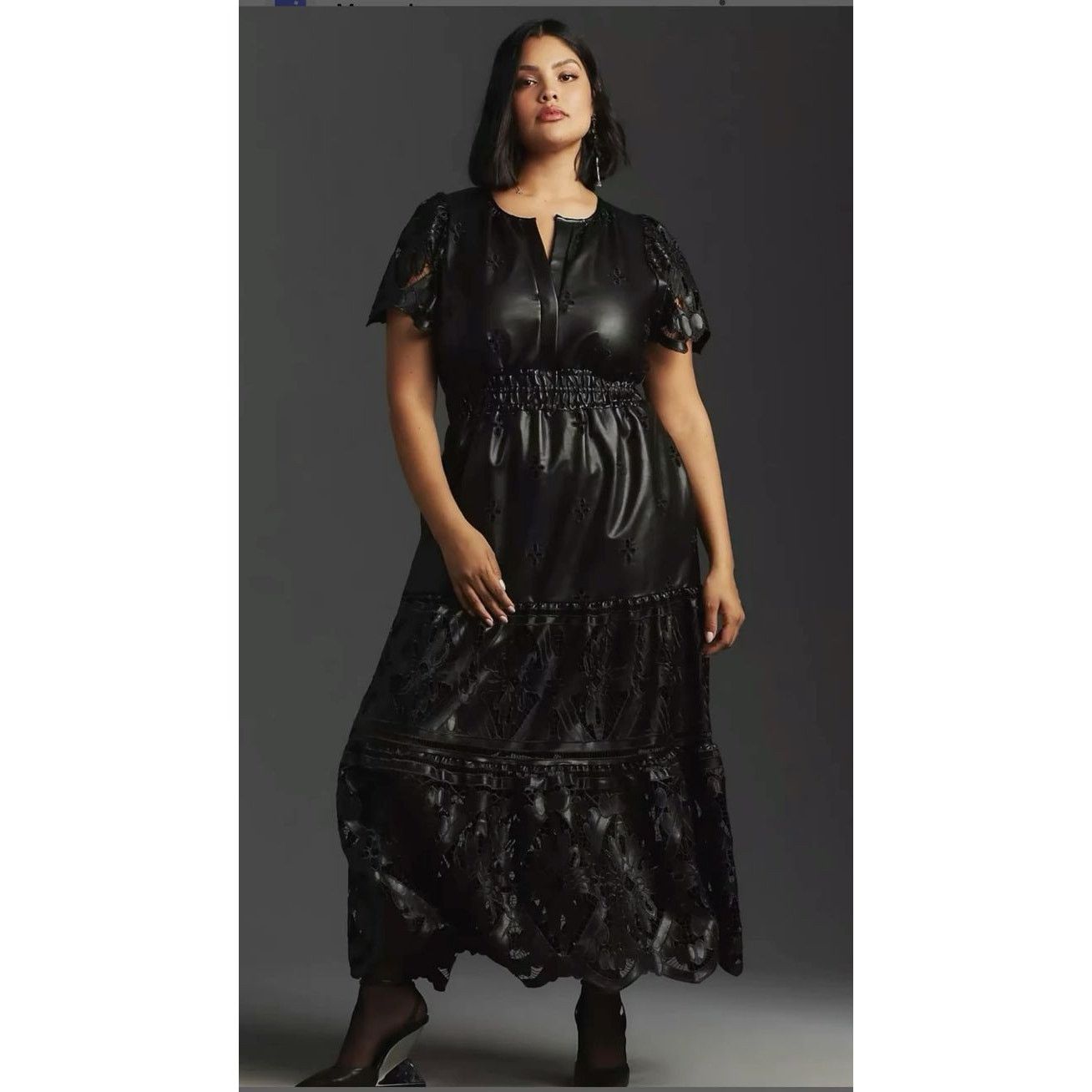 Anthropologie NWT Anthropologie The Somerset Maxi Dress Faux Leather XXS Size XXS / US 00 / IT 34 - 5 Thumbnail