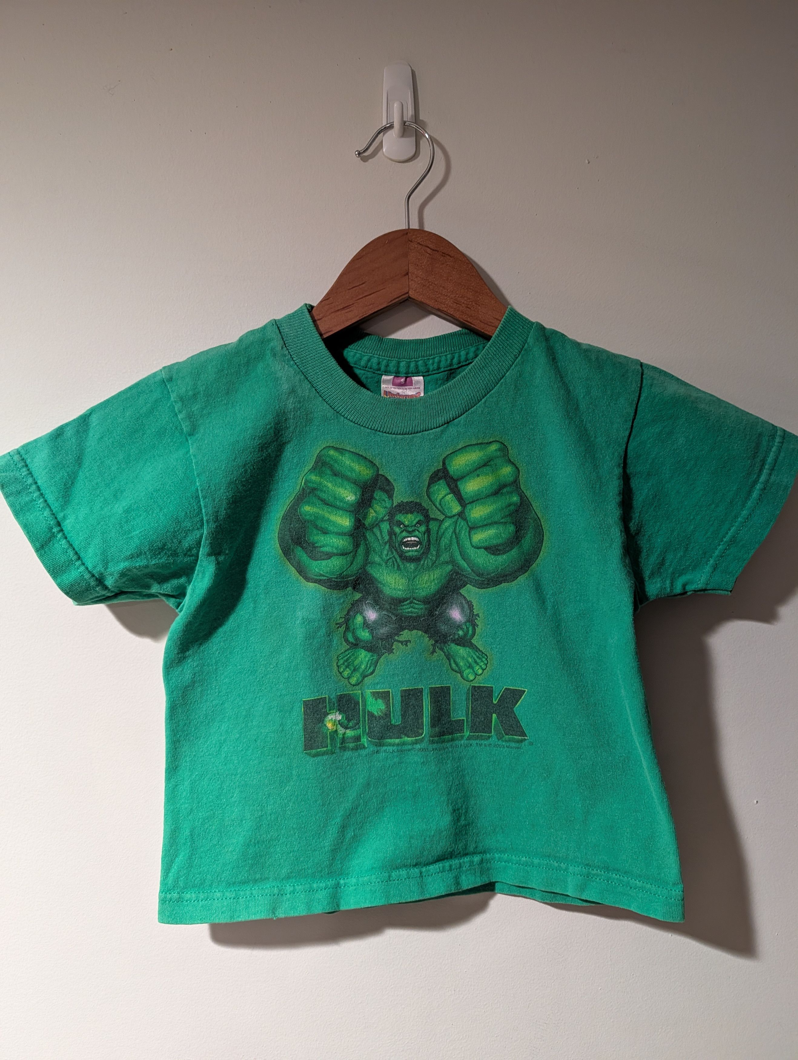 Marvel Comics Vtg Y2K 2003 Marvel Hulk Kids T-Shirt Youth Small Green Size US S / EU 44-46 / 1 - 1 Thumbnail