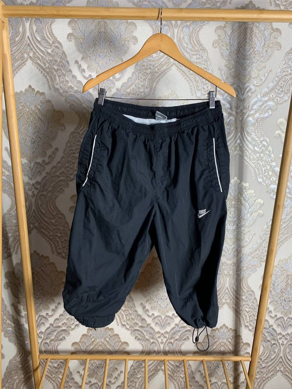 Nike × Vintage VERY RARE NIKE SHORTS PANTS DRILL SWOOSH JAPAN STYLE 90s Size US 34 / EU 50 - 2 Thumbnail