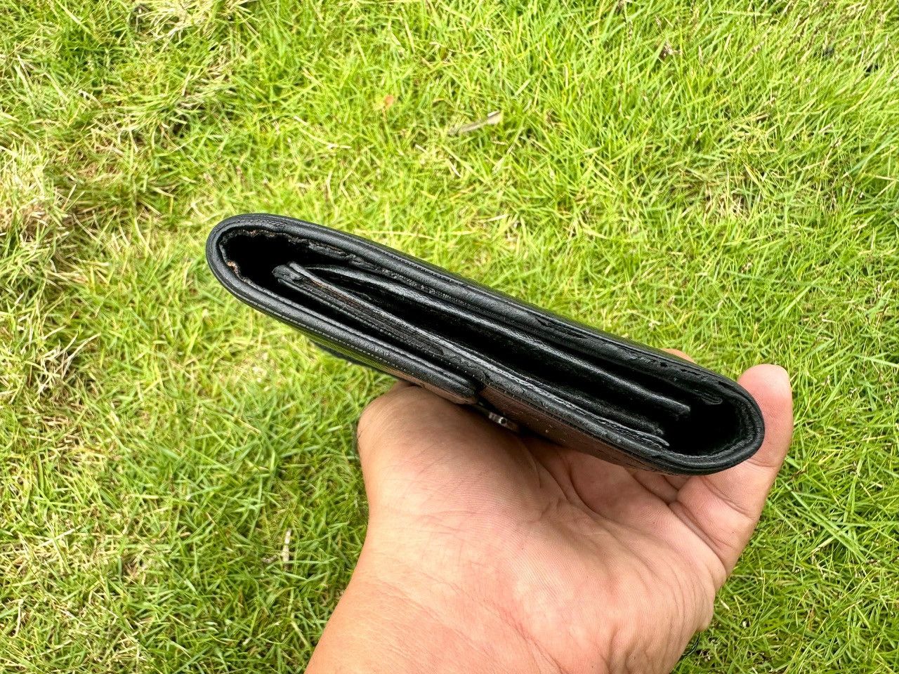 Christian Dior Monsieur × Dior Authentic Christian Dior Hardcore Leather Wallet Size ONE SIZE - 9 Thumbnail