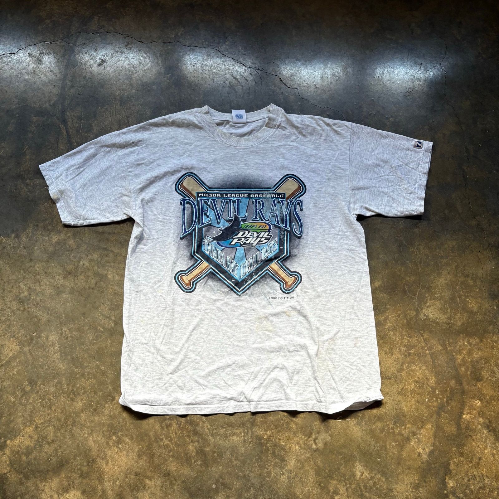 MLB Cool Vintage Tampa Bay Devil Rays MLB T-shirt Size US XL / EU 56 / 4 - 1 Thumbnail
