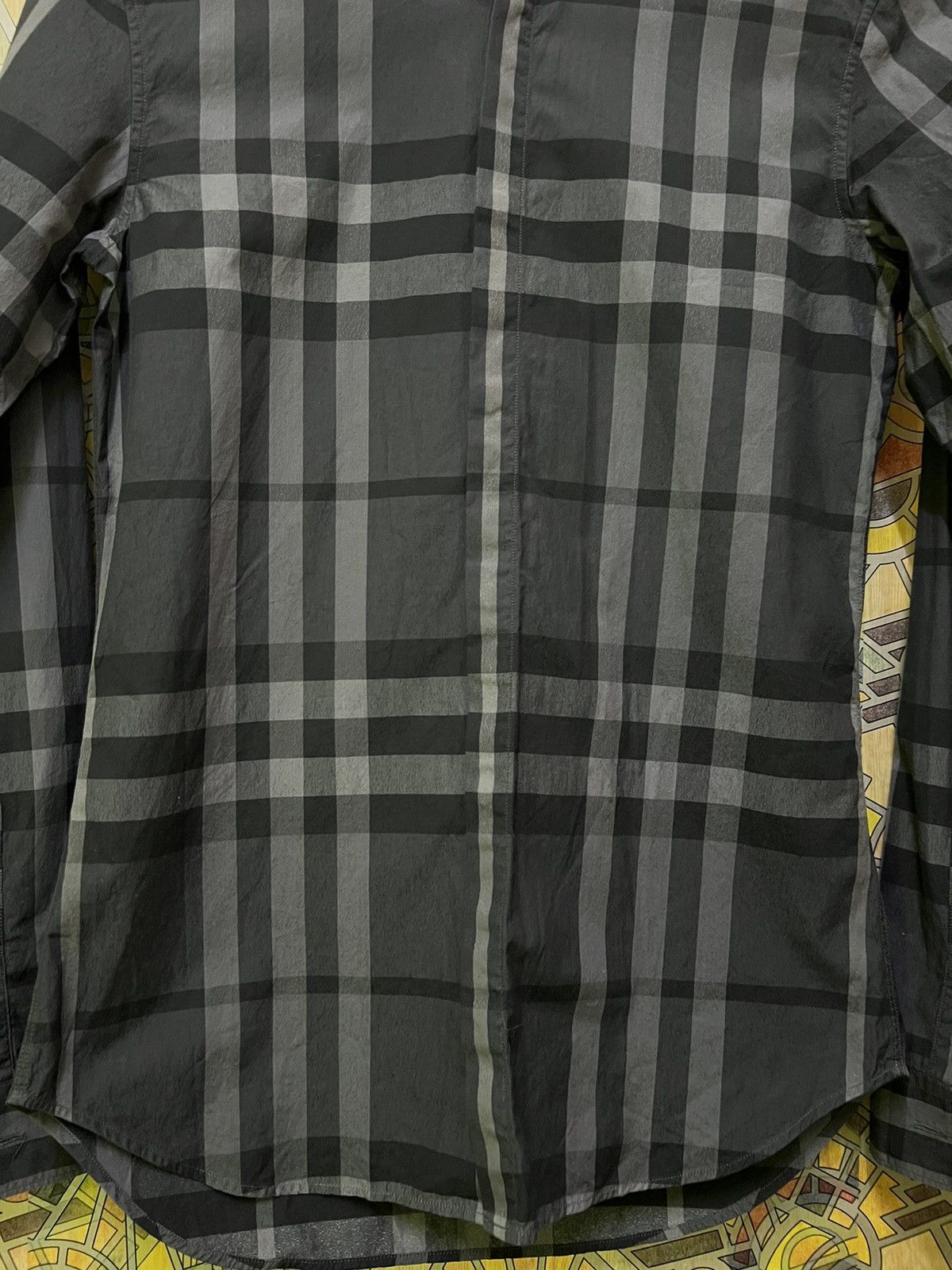 Burberry Burberry Somerton Long Sleeve Shirt Men's Small Size US S / EU 44-46 / 1 - 16 Thumbnail