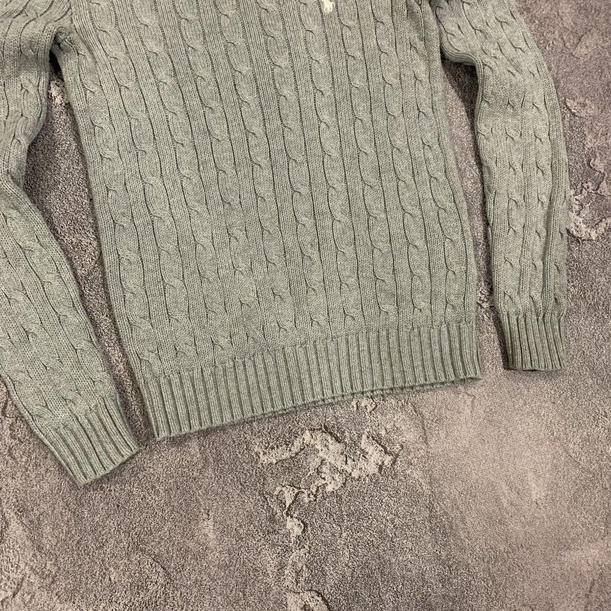 Polo Ralph Lauren Vintage Polo Ralph Lauren Gray Knited Sweater Size S Size S / US 4 / IT 40 - 8 Thumbnail