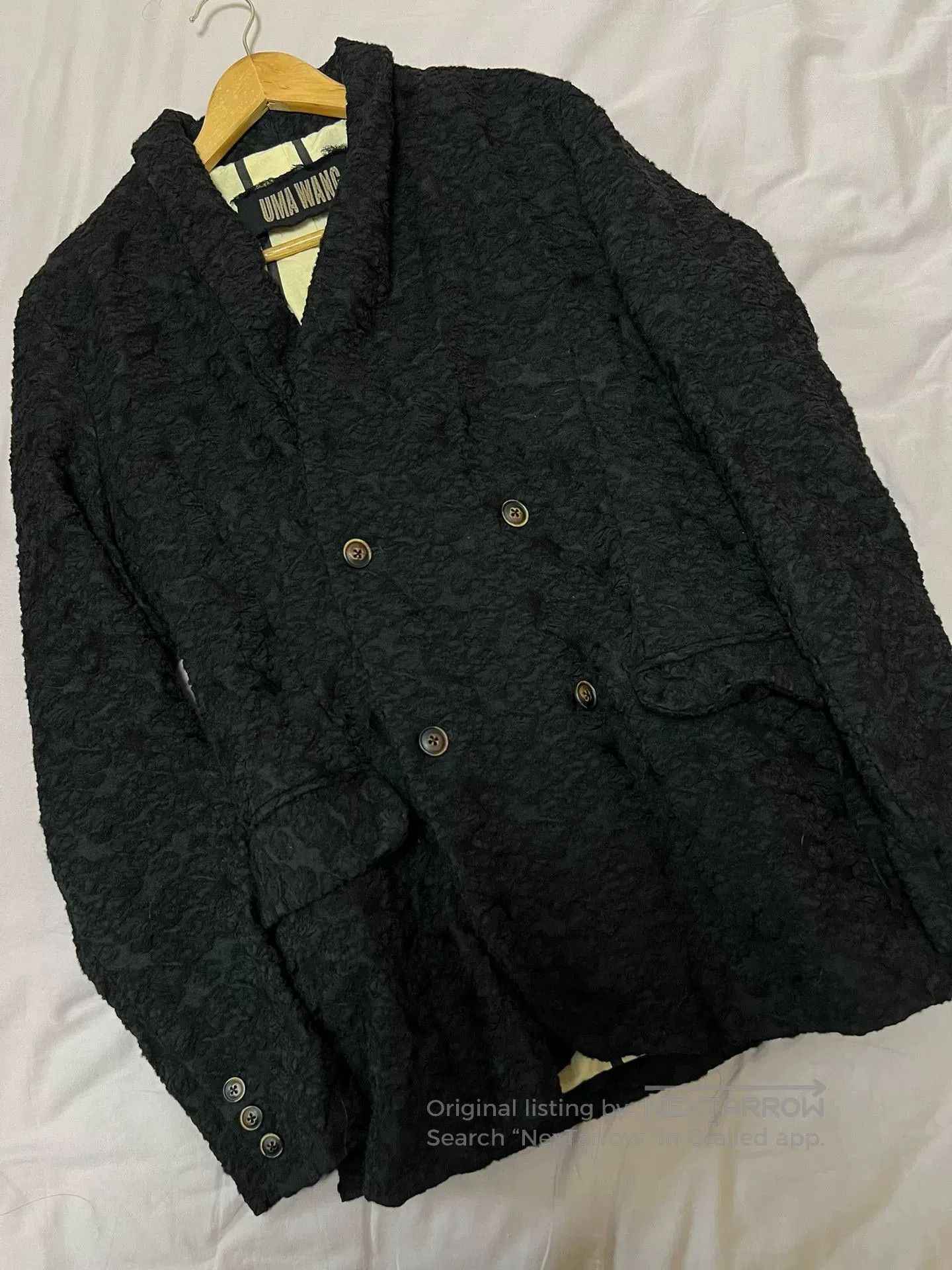 Uma Wang Uma Wang Lace Jacket in Black. Size M / US 6-8 / IT 42-44 - 8 Thumbnail