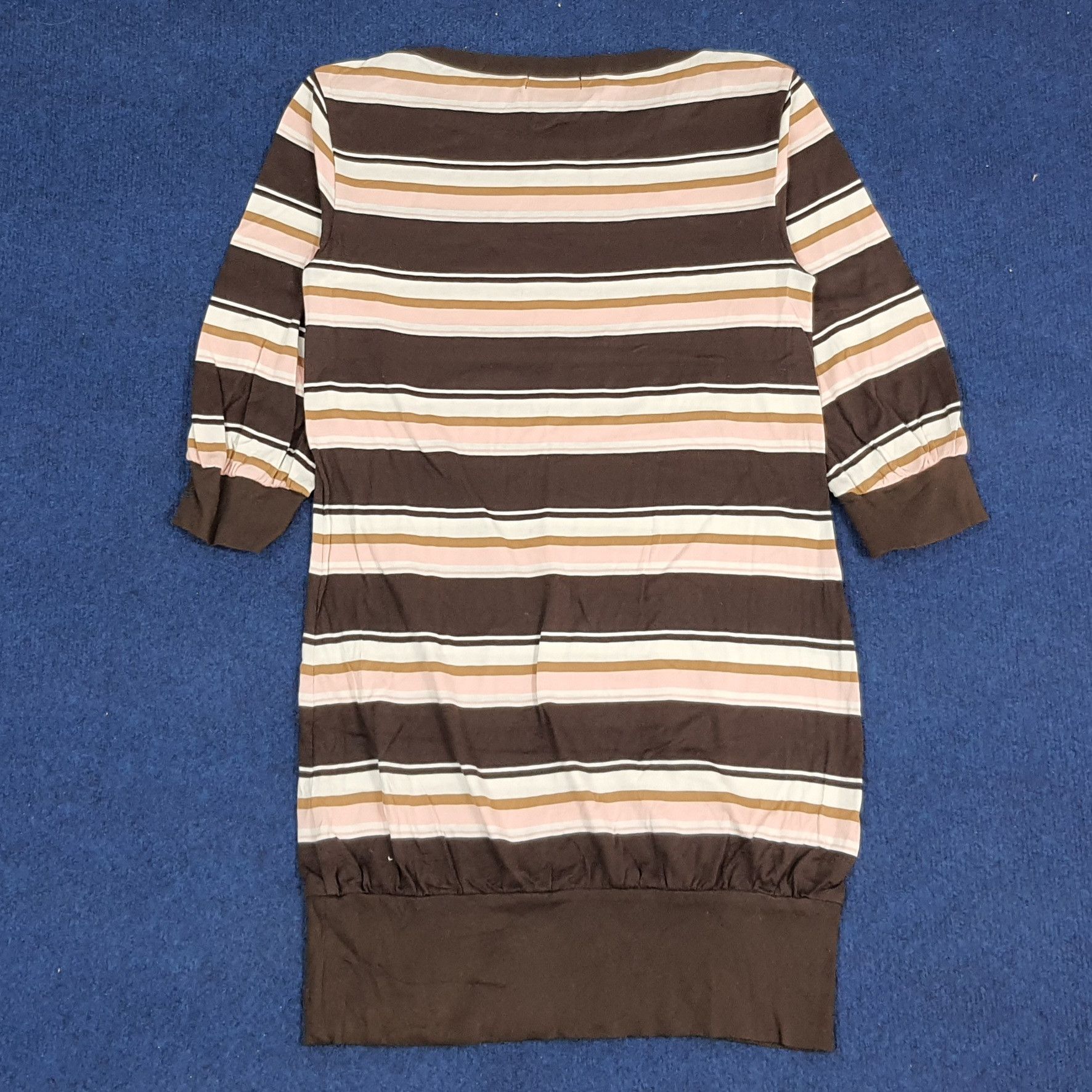 Burberry × Vintage Vintage Burberry London Blue Label Striped Tshirt Size XS / US 0-2 / IT 36-38 - 3 Thumbnail