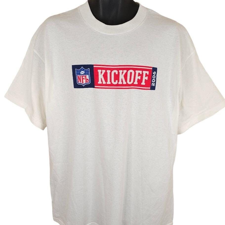 NFL Vintage NFL Kickoff T Shirt Mens Size XL White Y2K 2006 Size US XL / EU 56 / 4 - 1 Thumbnail