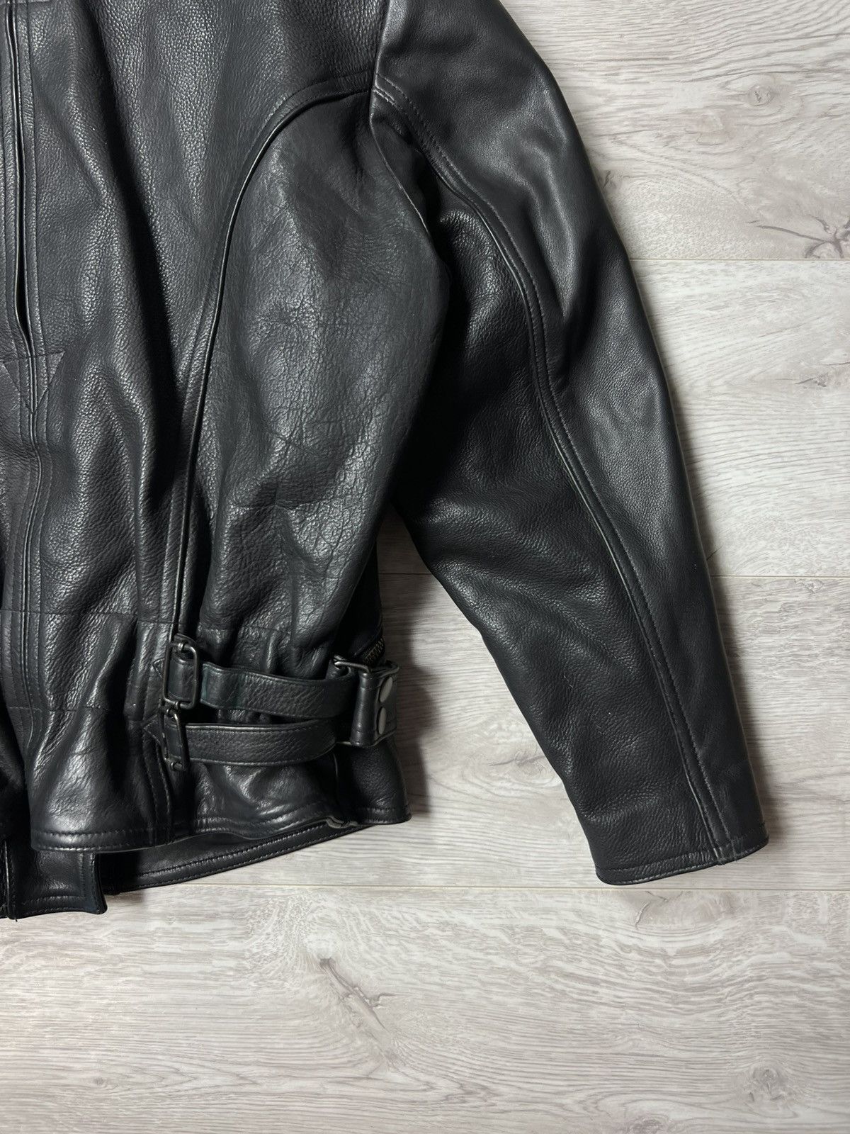 Genuine Leather Vintage Belo Heavyweight Biker Leather Jacket Rock Punk Size US M / EU 48-50 / 2 - 19 Thumbnail