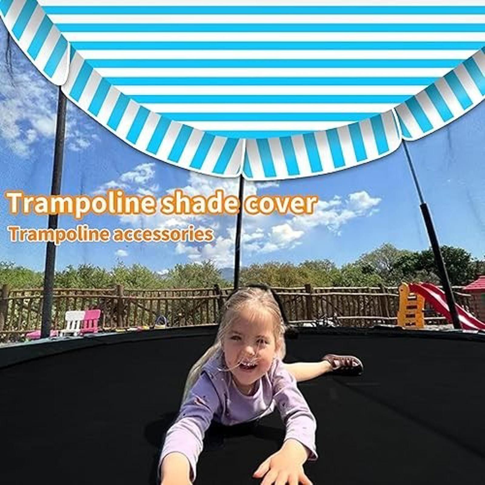Hockey Skateboards Trampoline Shade Cover 14 Ft Round with Air Vent Anti-UV Size ONE SIZE - 6 Thumbnail