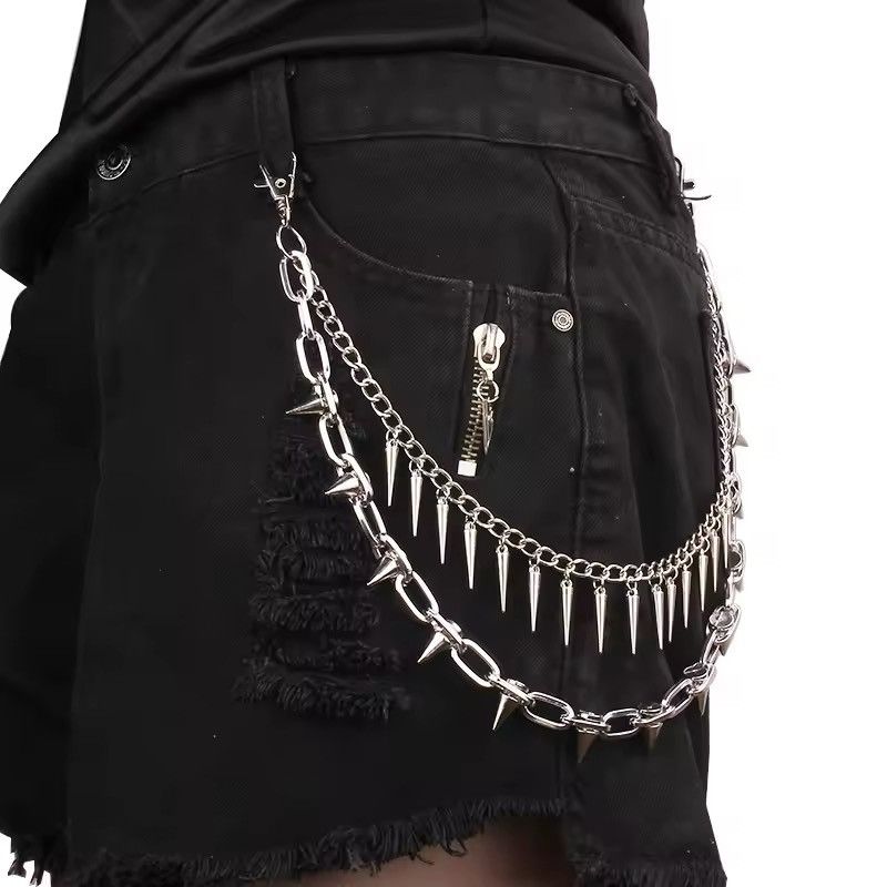 Jewelry 2 Styles Layered Punk Jean Chains Size ONE SIZE - 2 Thumbnail