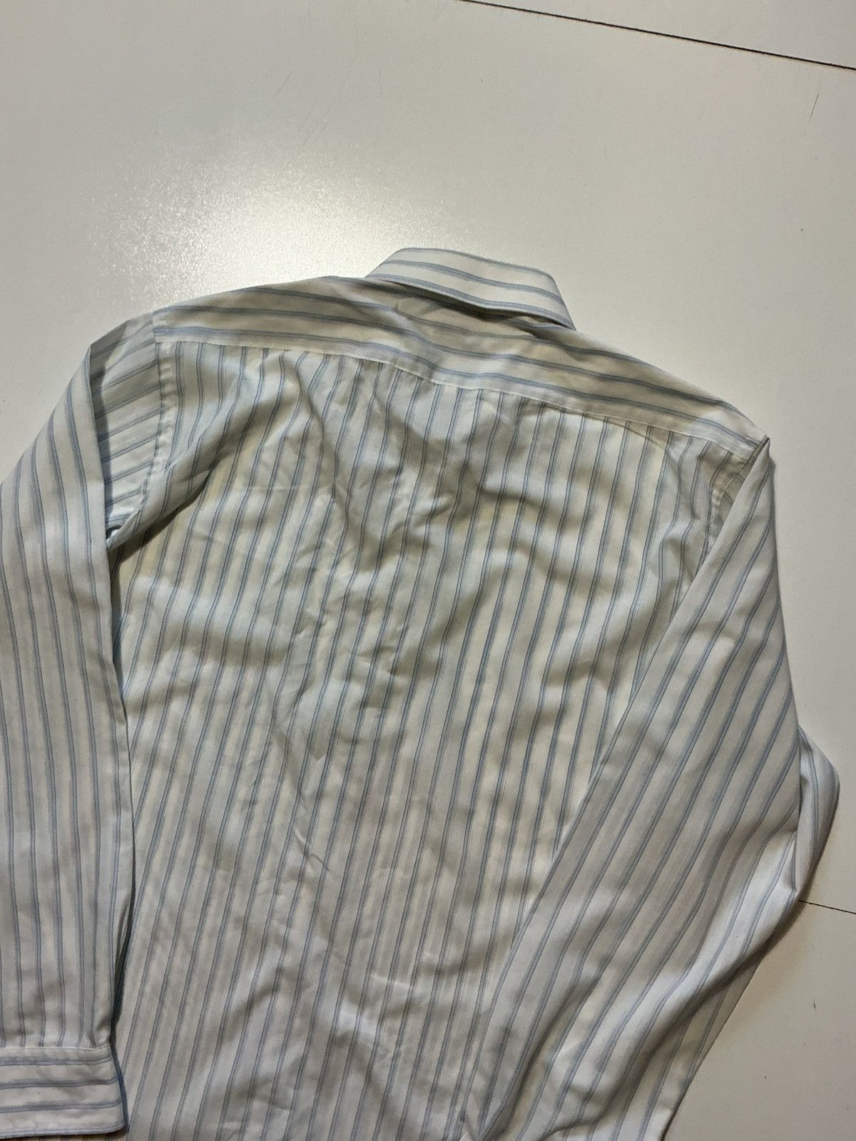 Yves Saint Laurent Vintage Yves Saint Laurent YSL Striped Button Dress Shirt Size US M / EU 48-50 / 2 - 4 Thumbnail